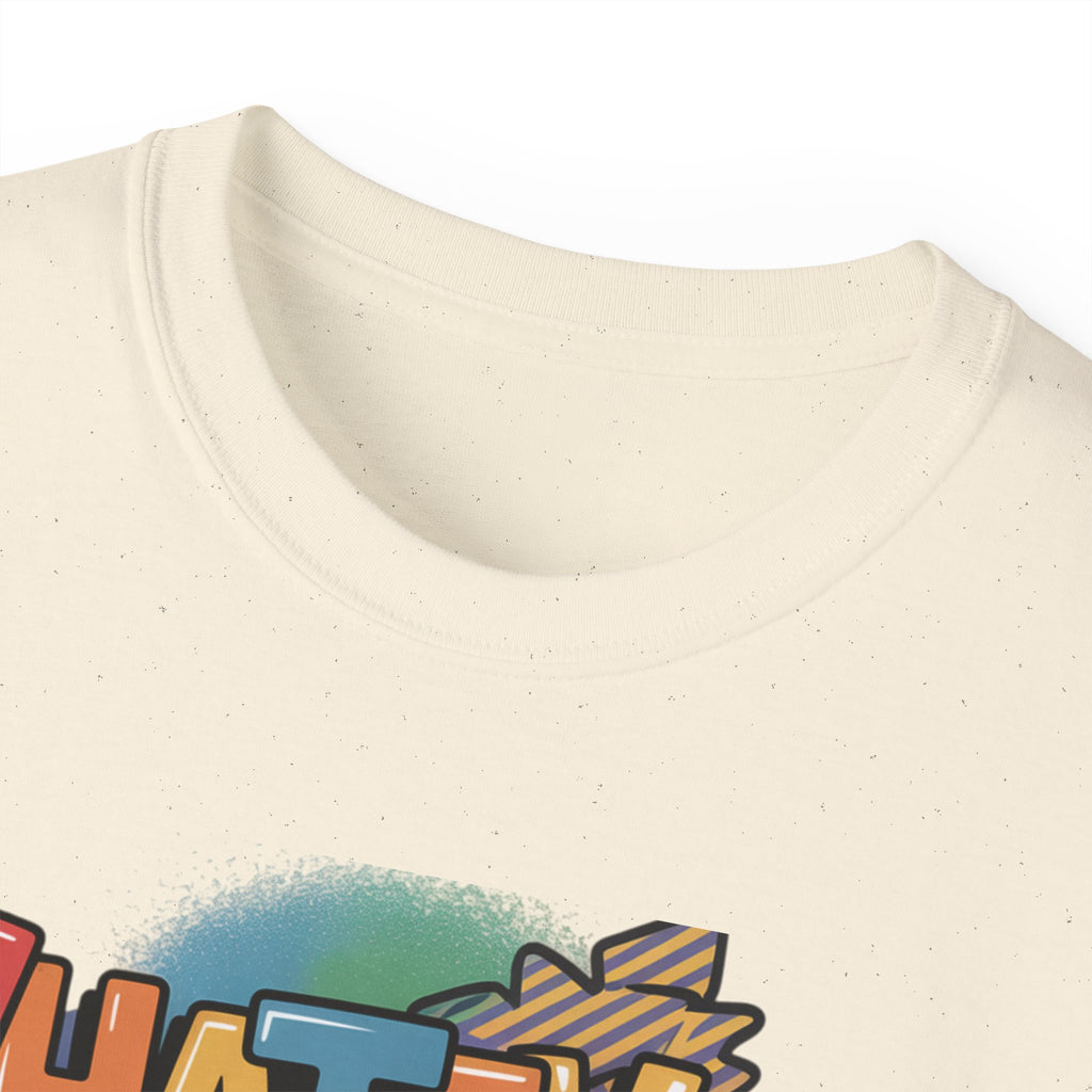 Whatever Forever Graphic Tee — Retro Rainbow Casual T‑Shirt