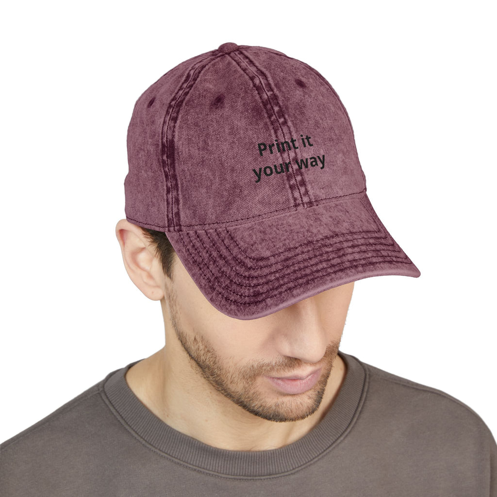 Embroidered Vintage Dad Hat