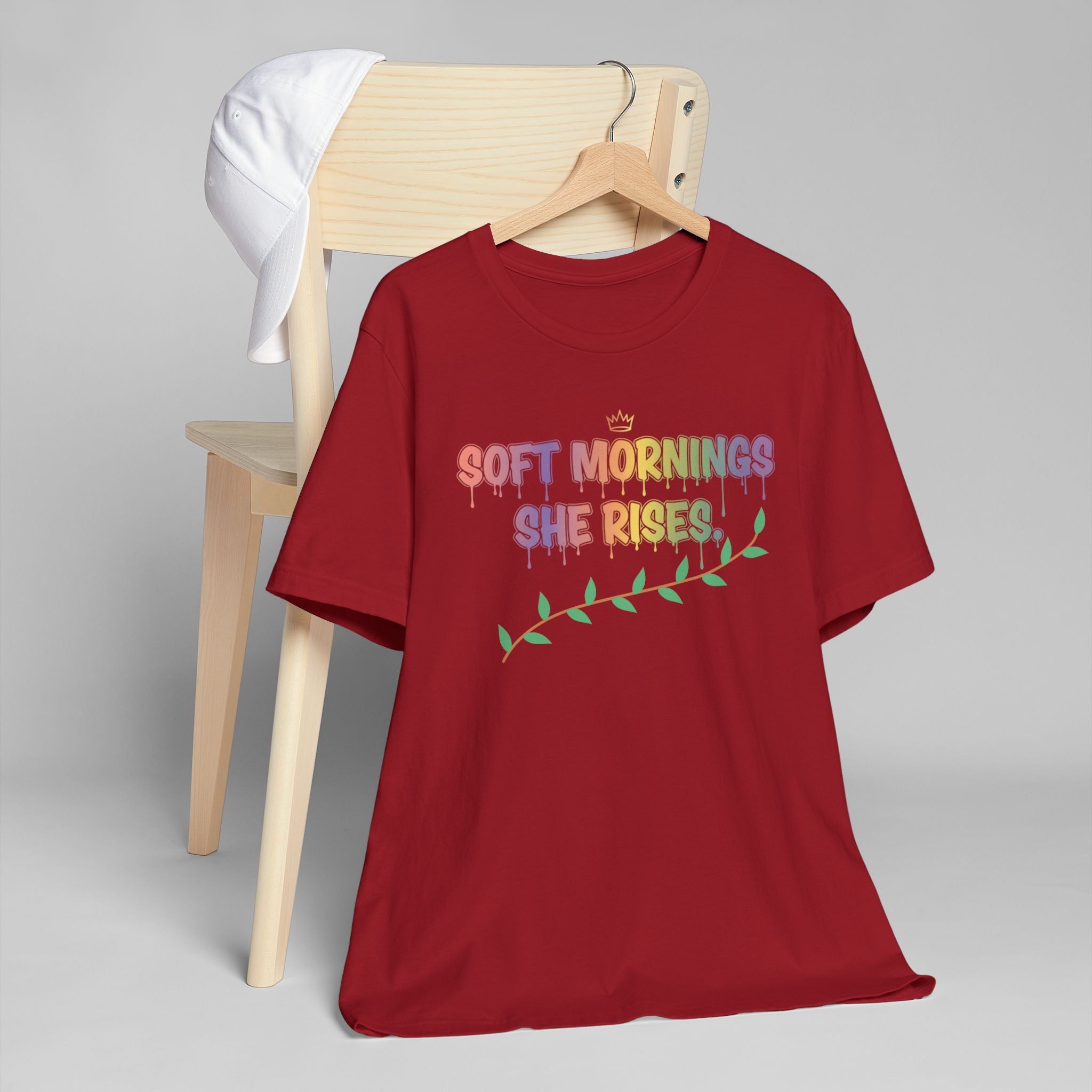 Soft Mornings. She Rises. — Women's Empowerment Tee