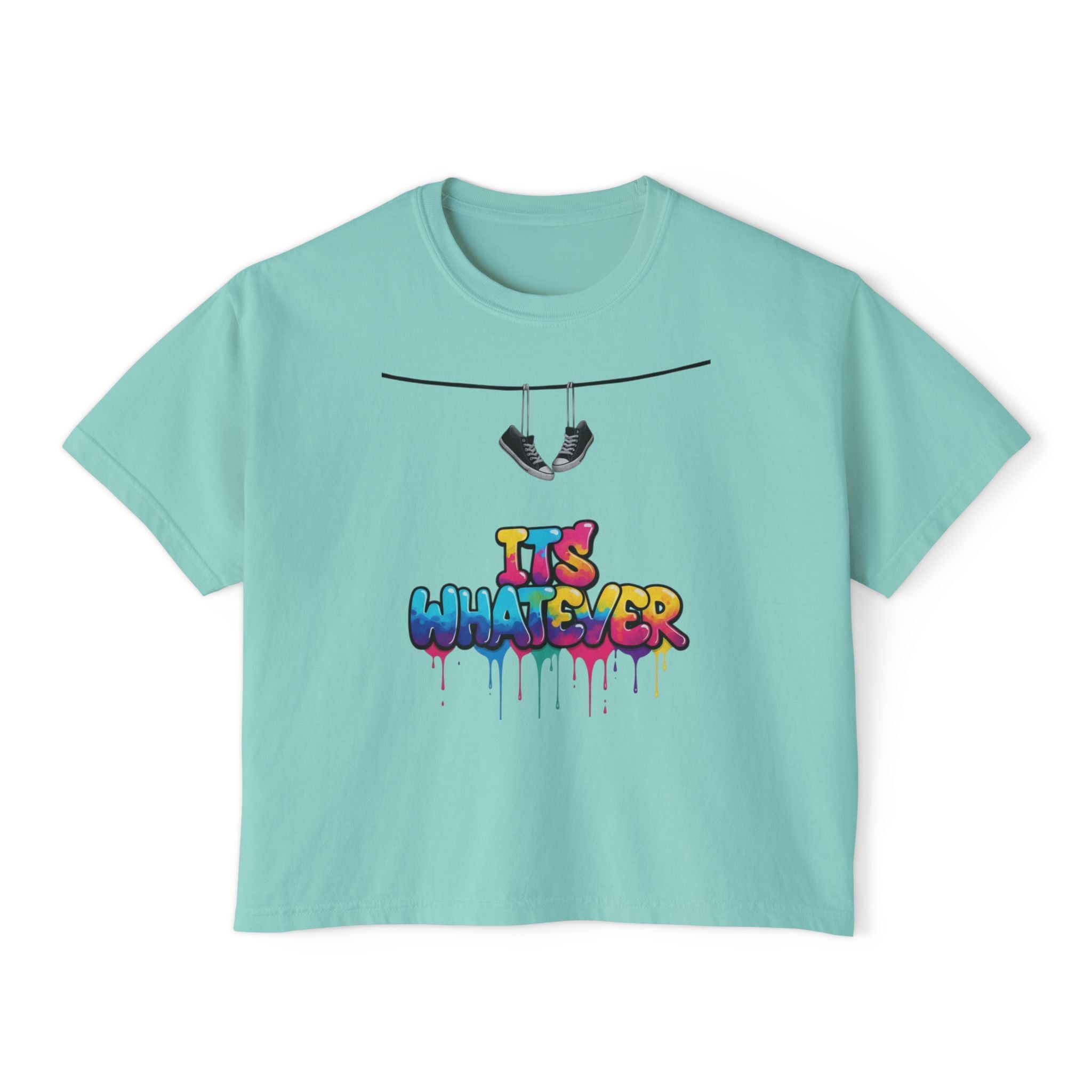Graffiti Drip Boxy Tee