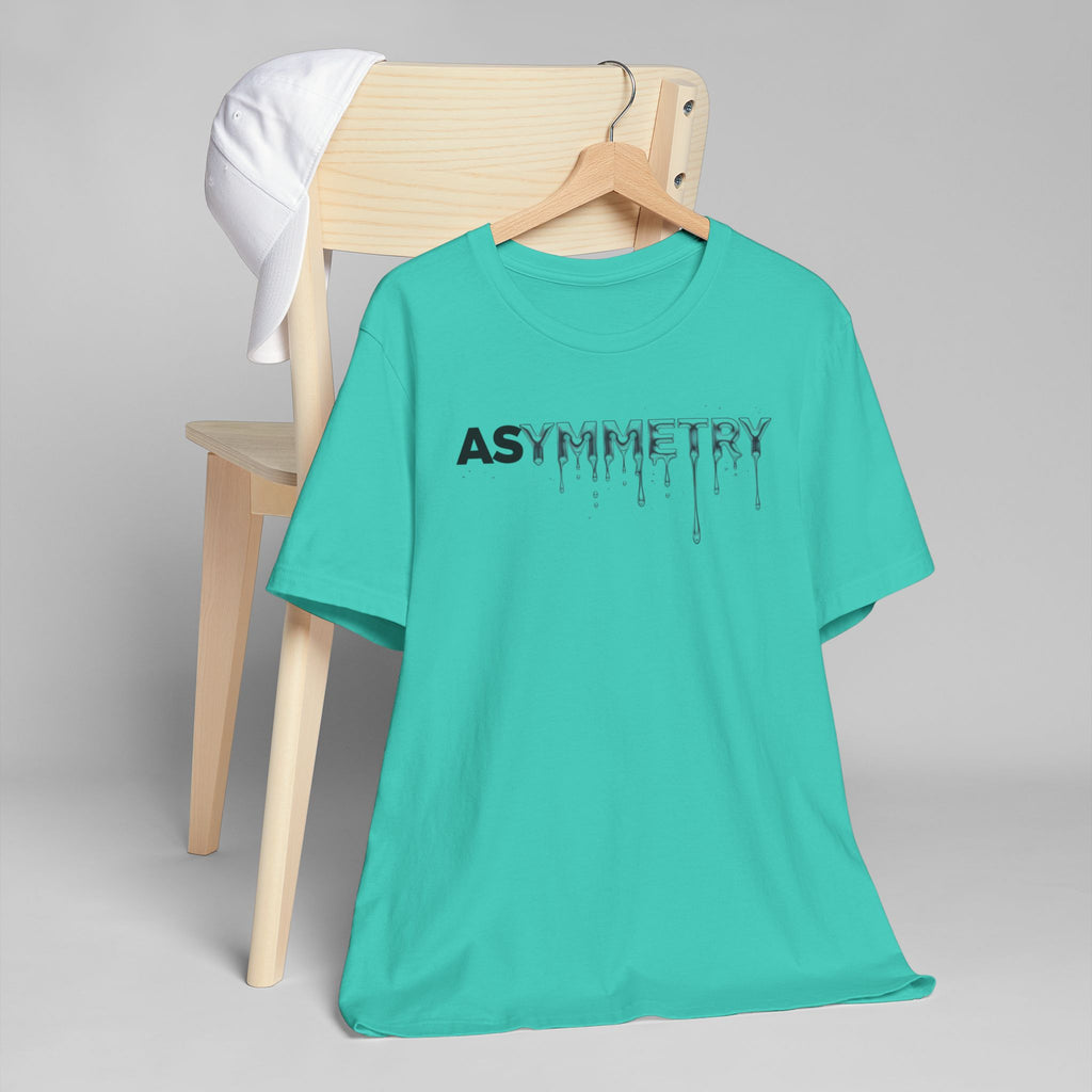 Asymmetry Drip Graphic T-Shirt