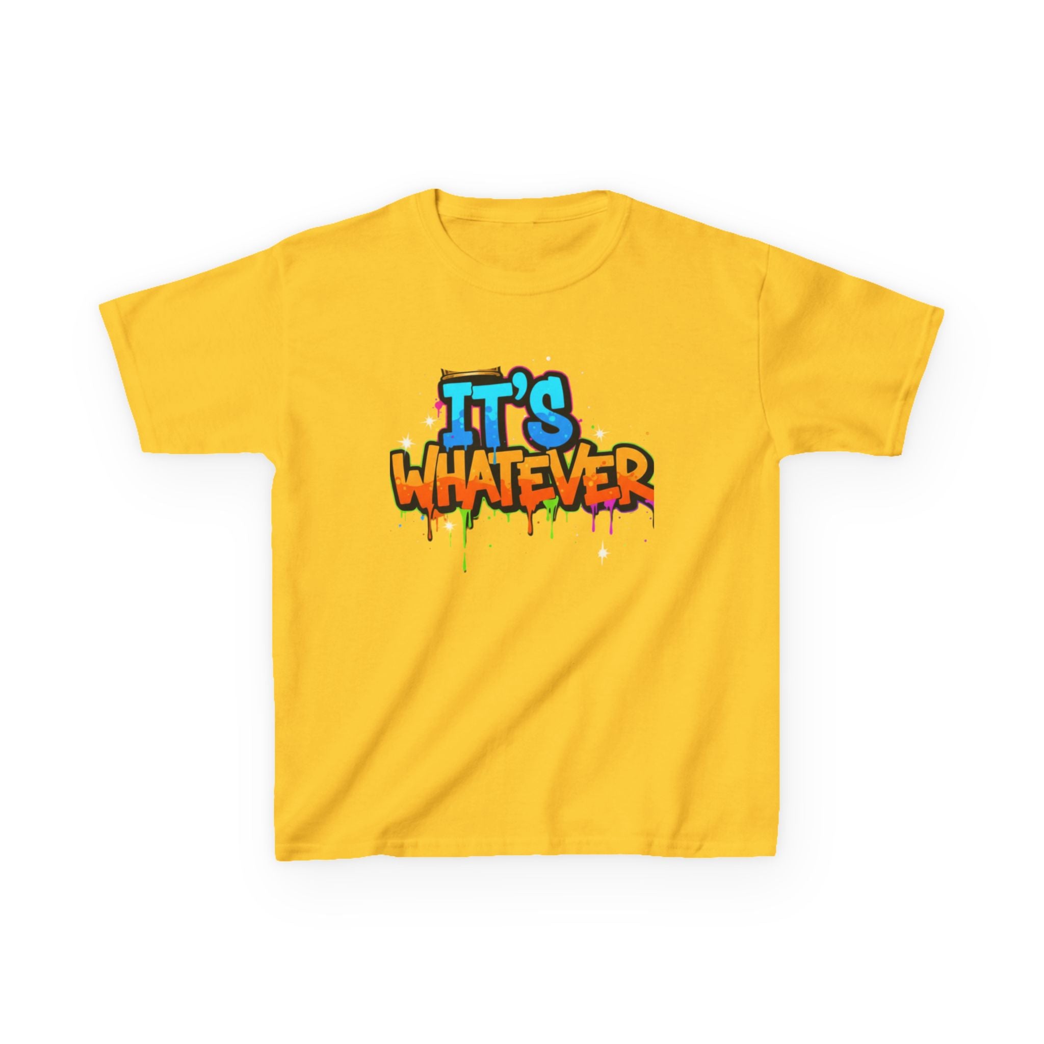 Color Drip Graffiti Kids Tee — Streetwear Graphic T-Shirt