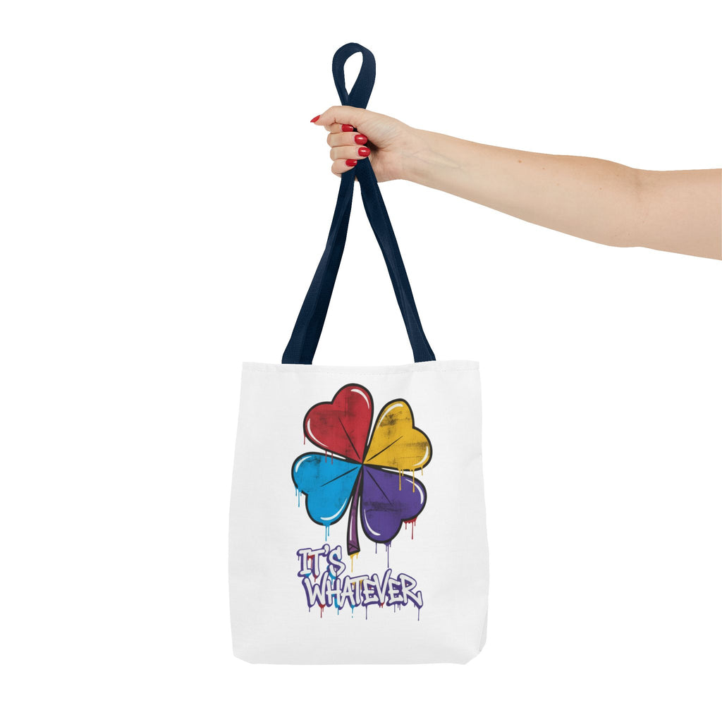 Rainbow Drip Graphic Tote Bag
