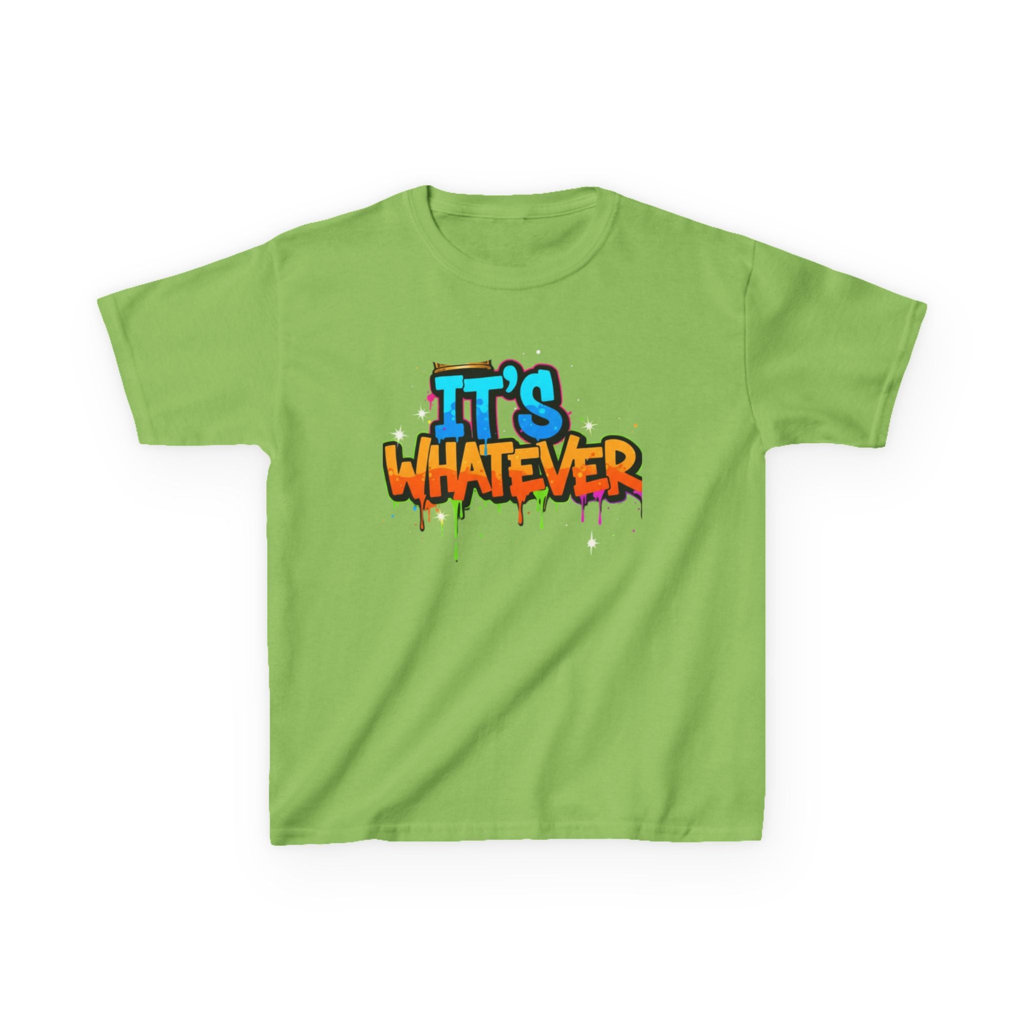 Color Drip Graffiti Kids Tee — Streetwear Graphic T-Shirt