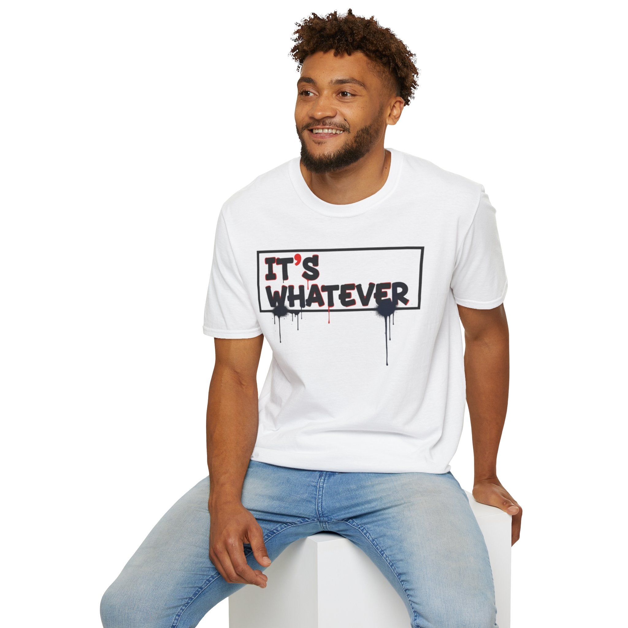 IT'S WHATEVER Drip Graffiti Graphic Tee