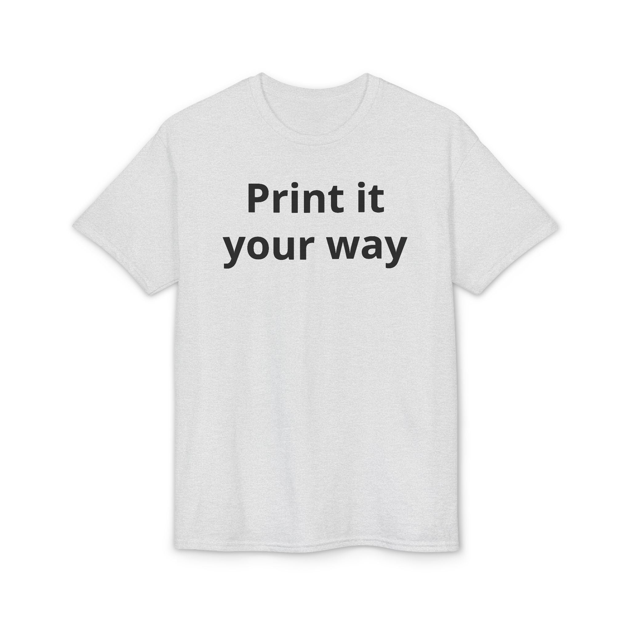 Custom Text DryBlend Tee