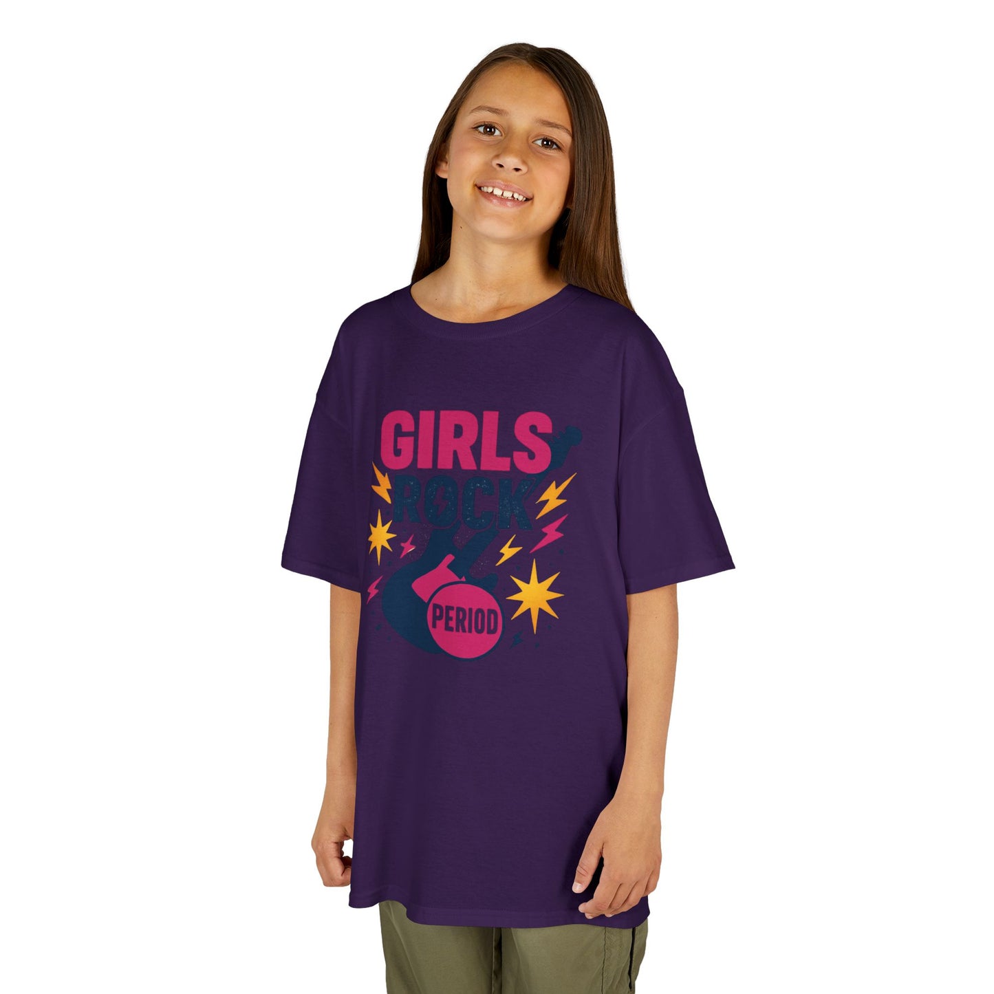 Girls Rock Period Kids Tee