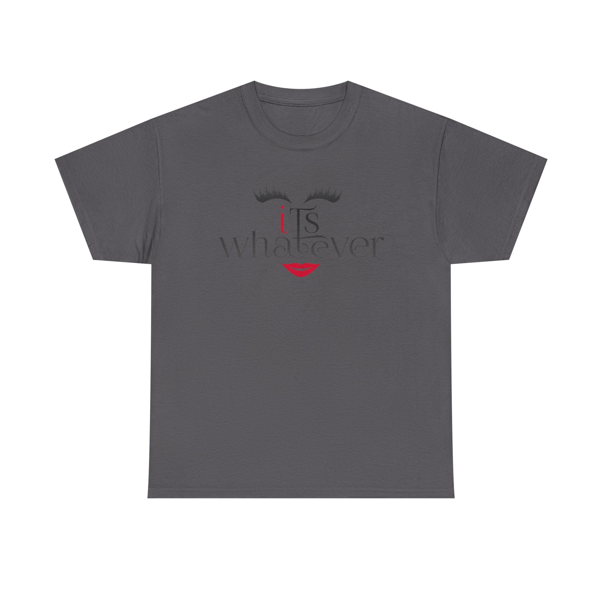 "It's Whatever" Graphic Tee — Feminine Minimalist Lash & Lip Shirt