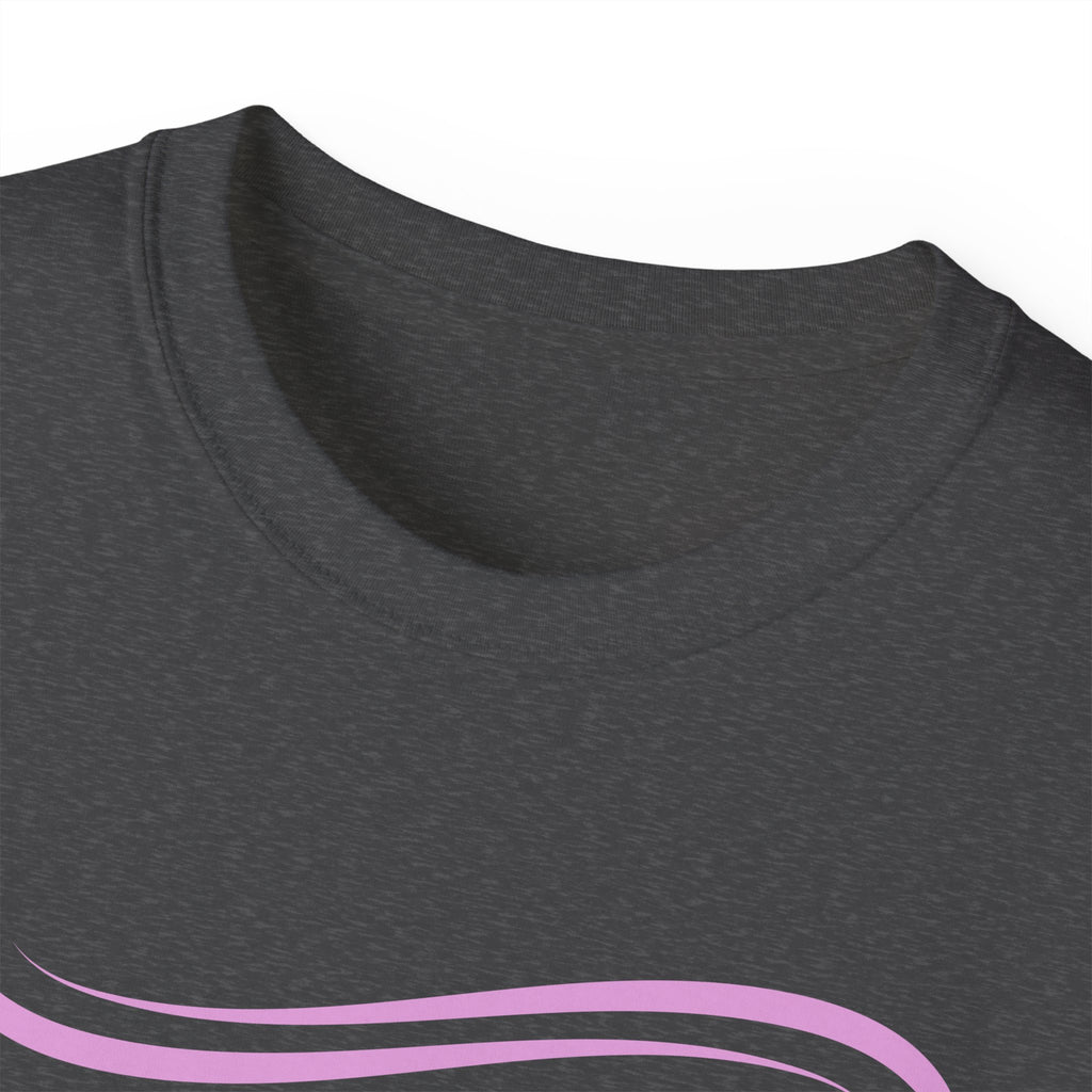Retro Pink Accent Graphic Tee
