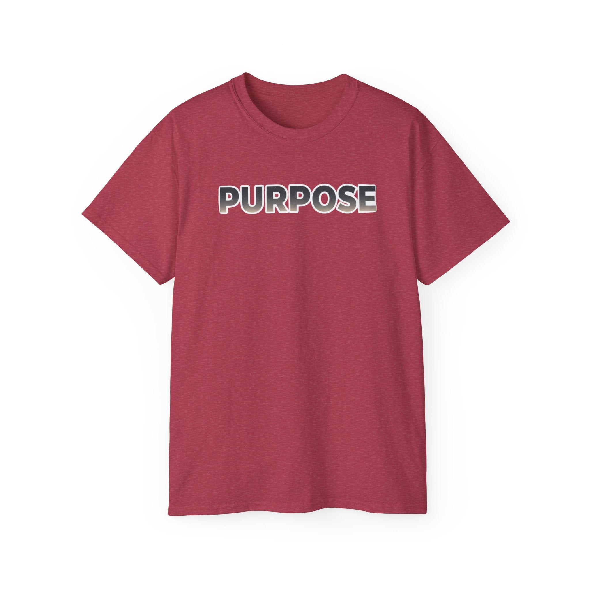 Purpose Front Synchronized Back Graphic Tee - Motivational Streetwear T-Shirt