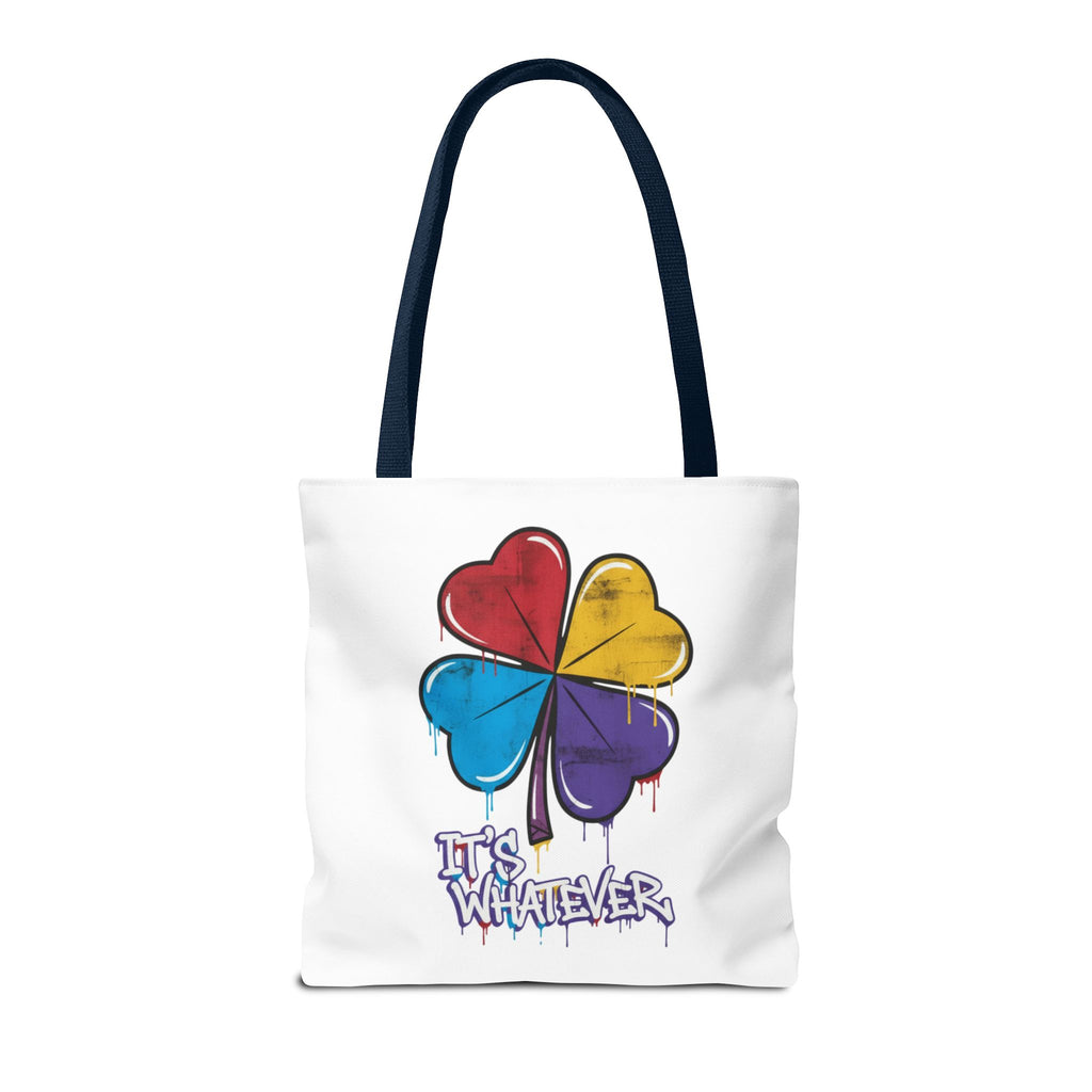 Rainbow Drip Graphic Tote Bag