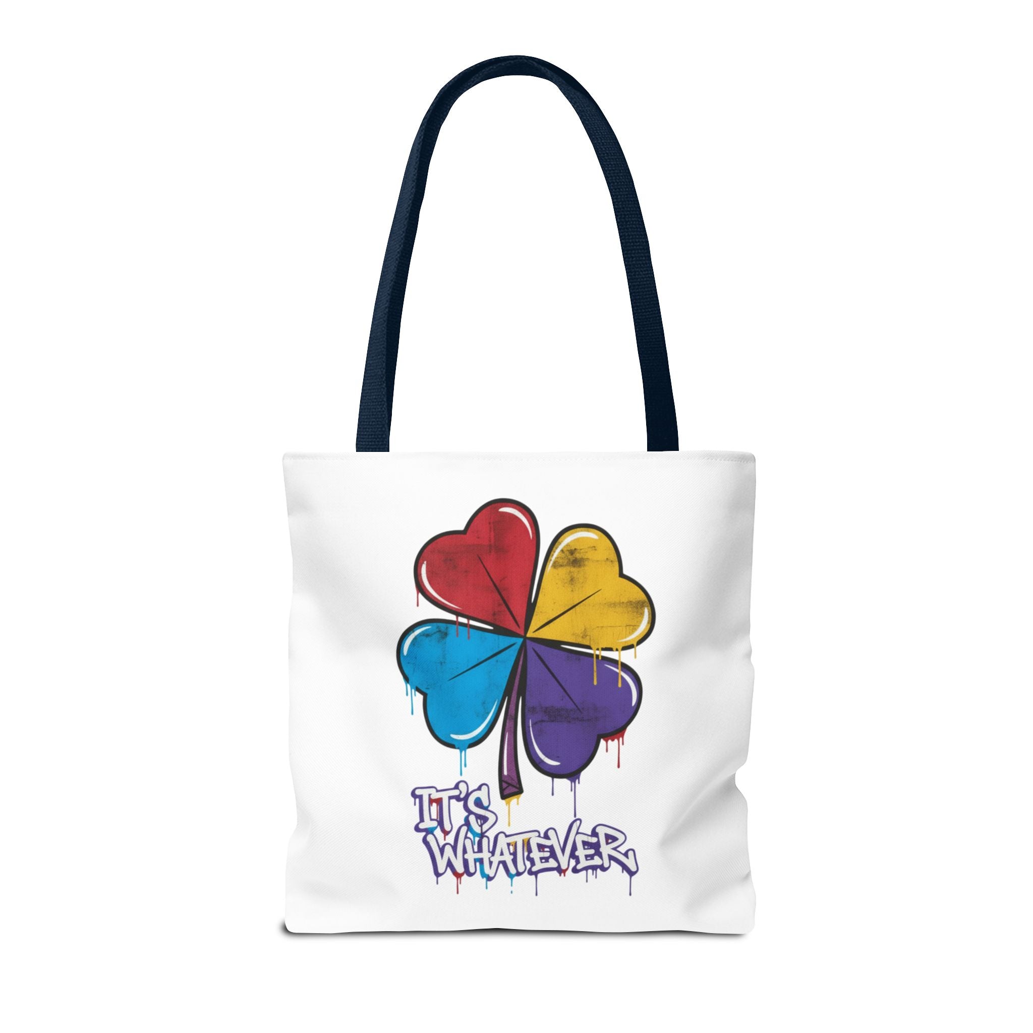 Rainbow Drip Graphic Tote Bag