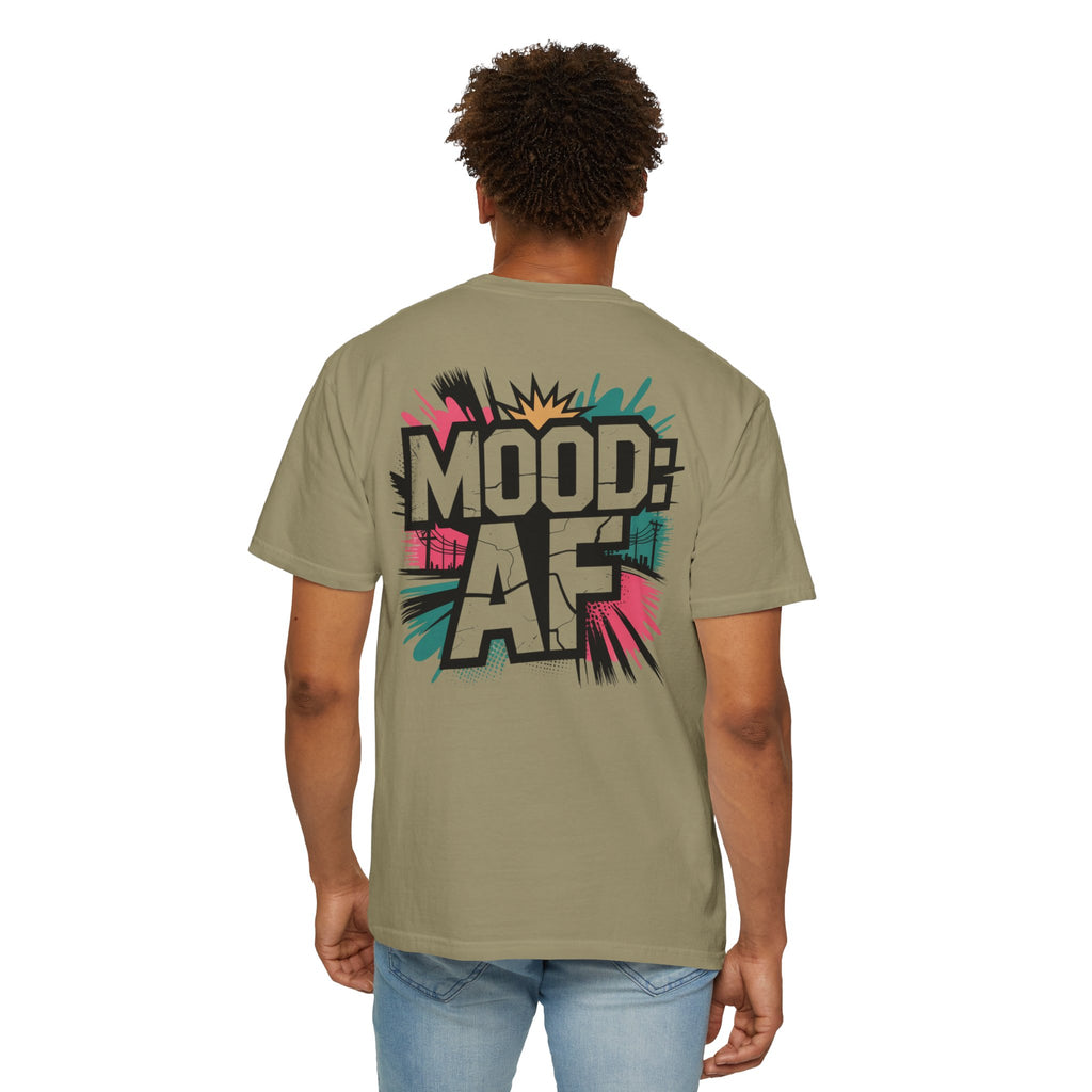 MOOD AF Graphic Tee — Bold Retro Pop-Art Unisex T-Shirt