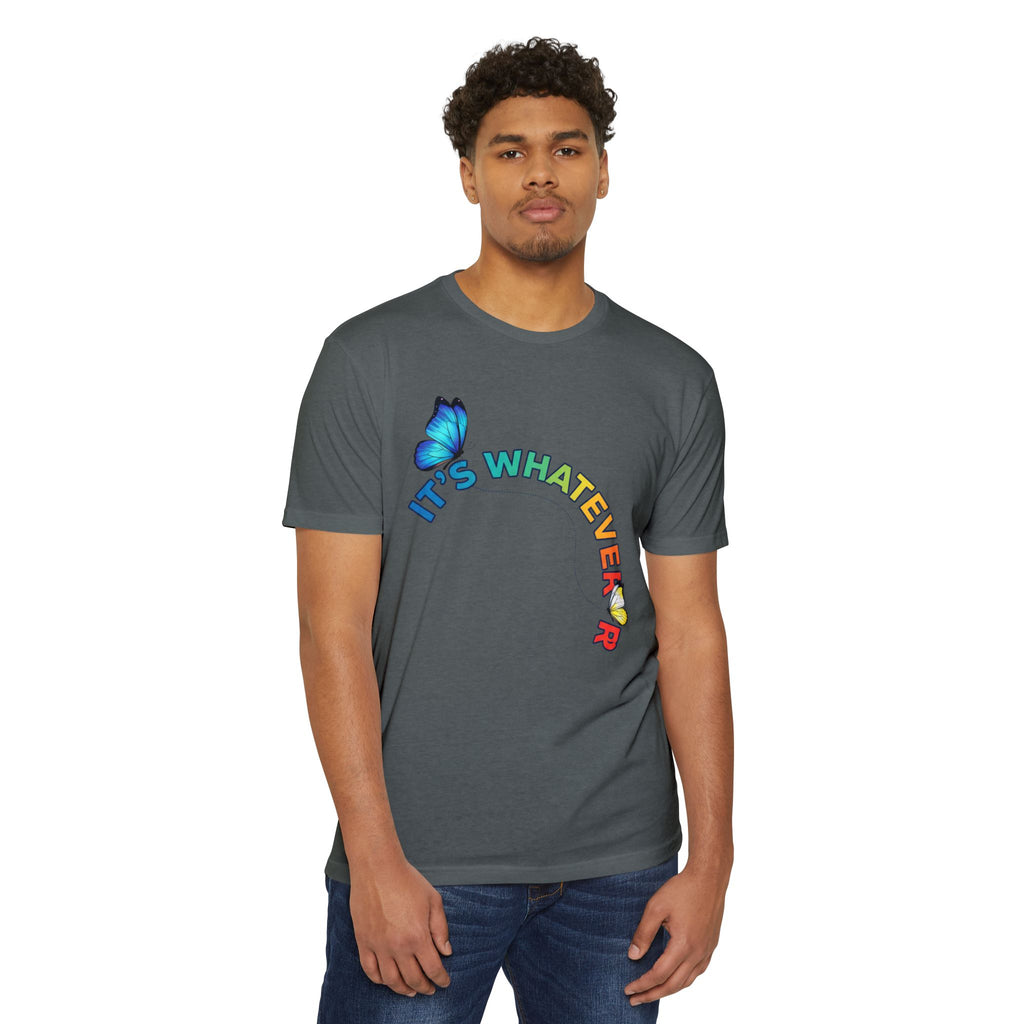 It's Whatever Colorful Butterfly Tee