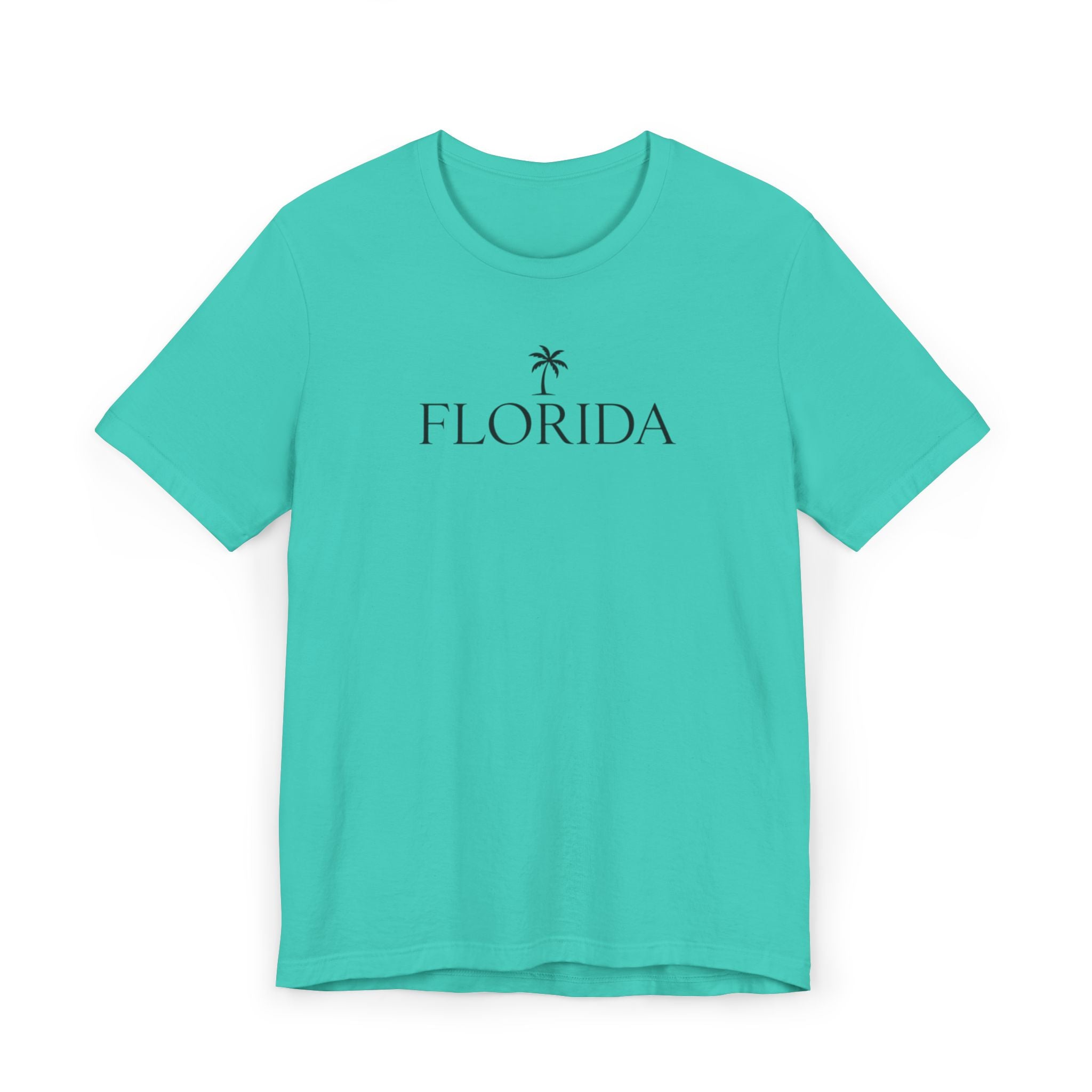 Florida Palm Tee — Minimal State Outline T-Shirt