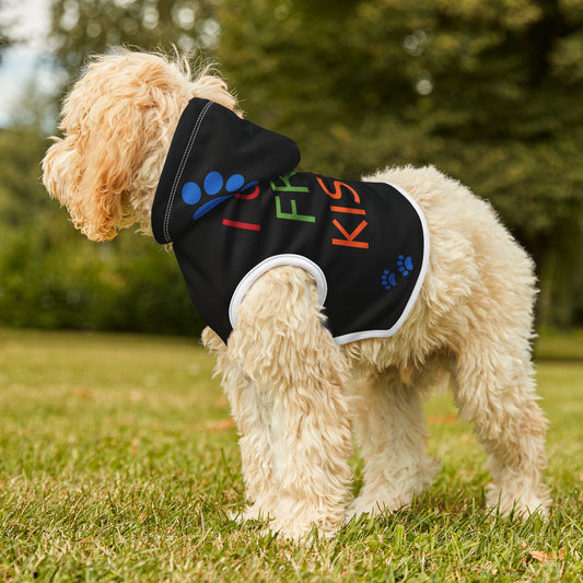 I Give Free Kisses Pet Hoodie - Fun & Cozy Dog Apparel for Pet Lovers