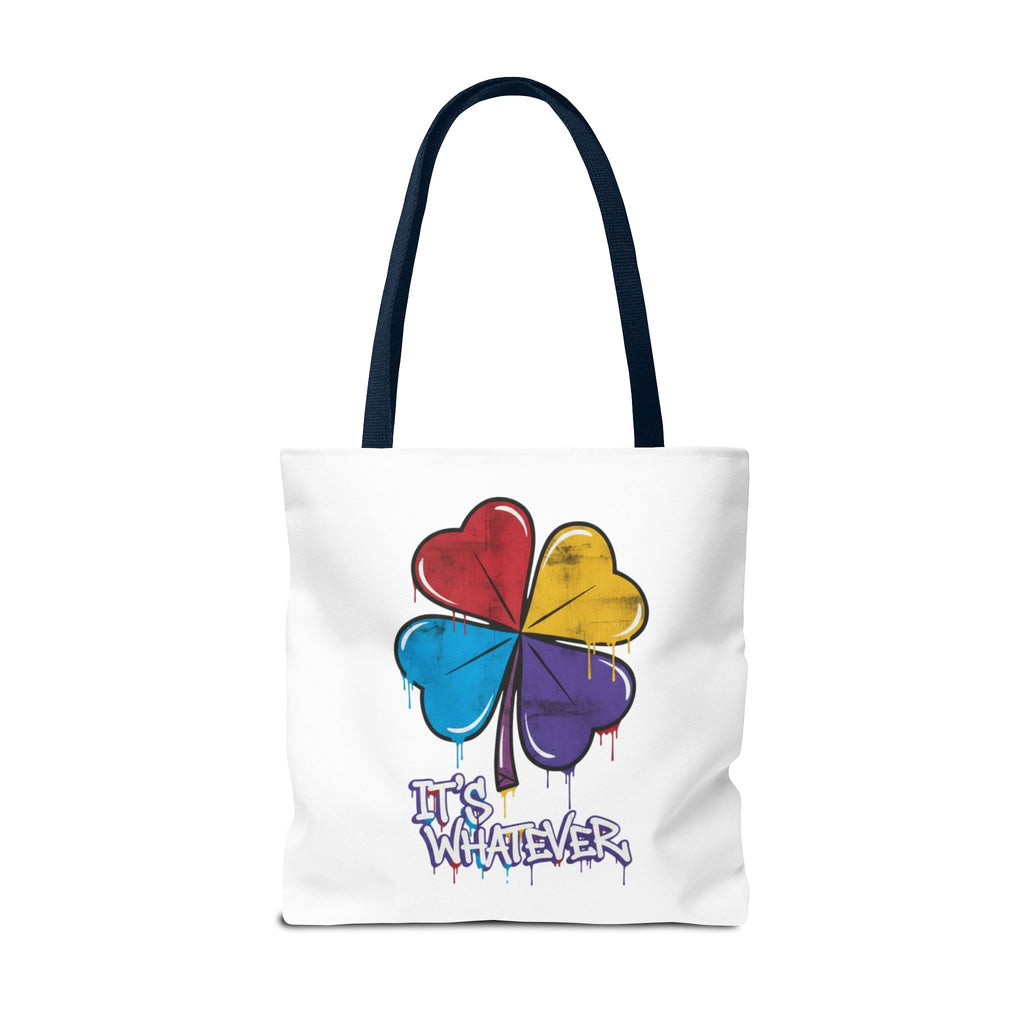 Rainbow Drip Graphic Tote Bag
