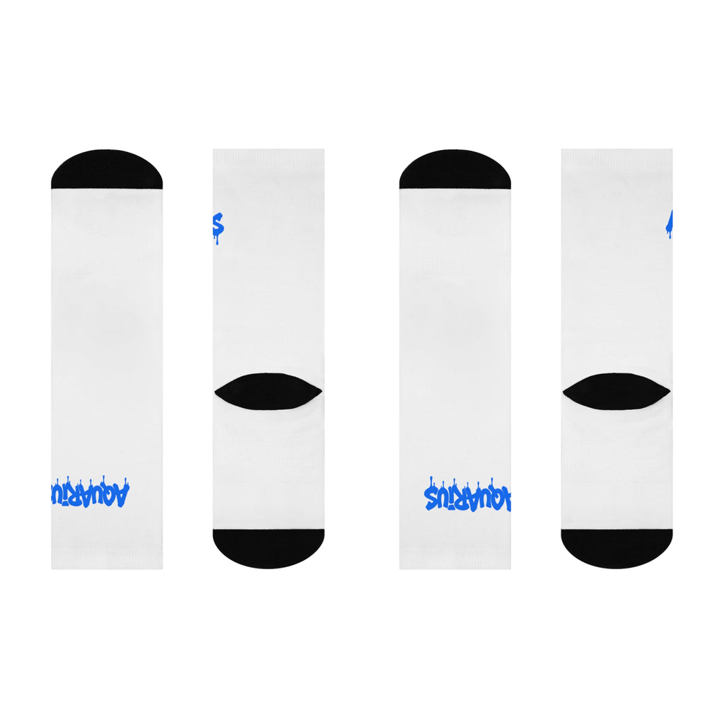 Aquarius Zodiac Crew Socks