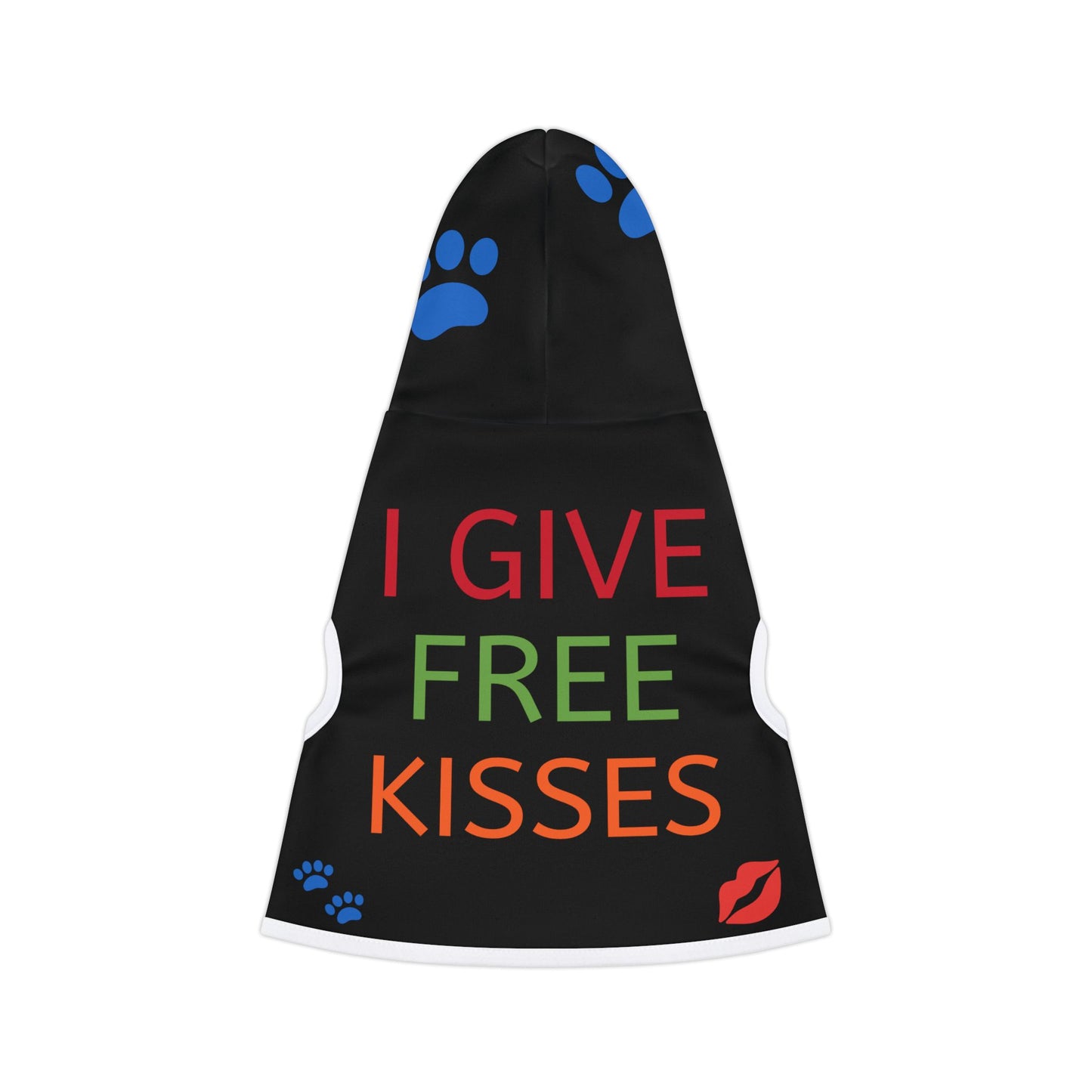 I Give Free Kisses Pet Hoodie - Fun & Cozy Dog Apparel for Pet Lovers