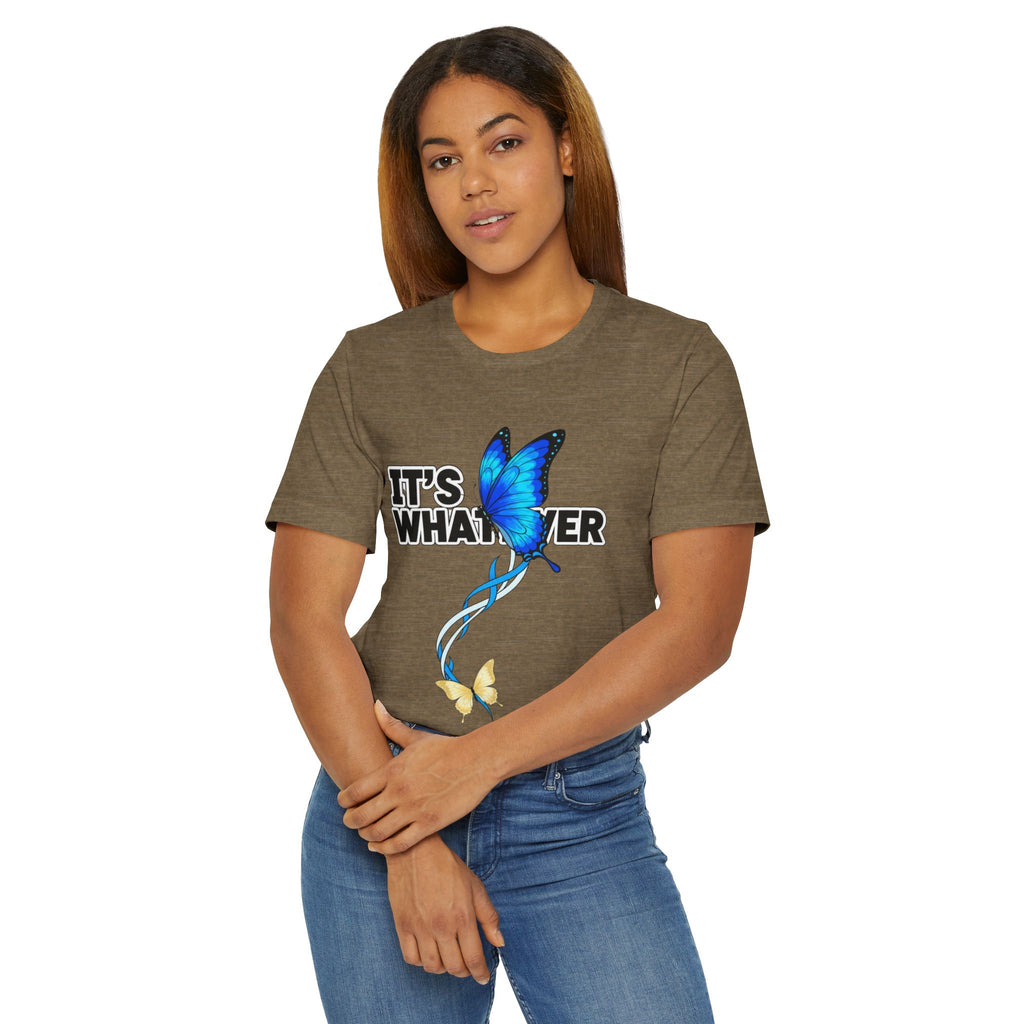 It's Whatever Blue Butterfly Tee