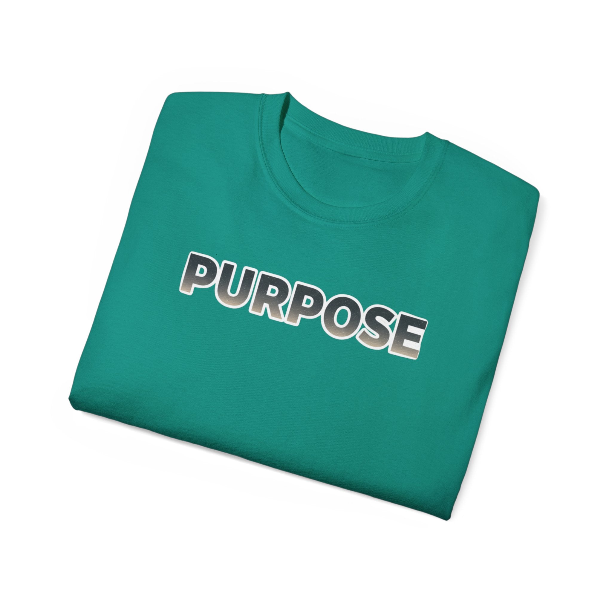 Purpose Front Synchronized Back Graphic Tee - Motivational Streetwear T-Shirt
