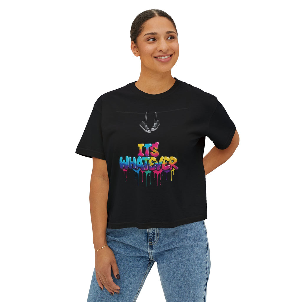 Graffiti Drip Boxy Tee