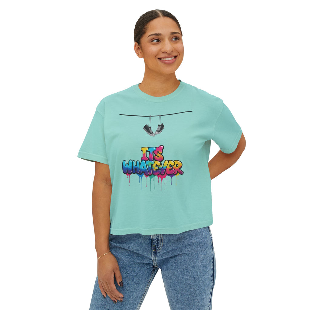 Graffiti Drip Boxy Tee
