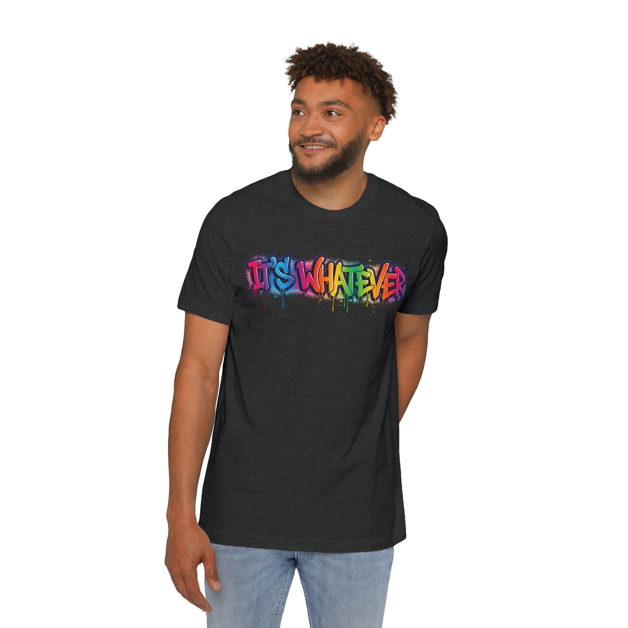 IT'S WHATEVER Graffiti Tee — Colorful Streetwear