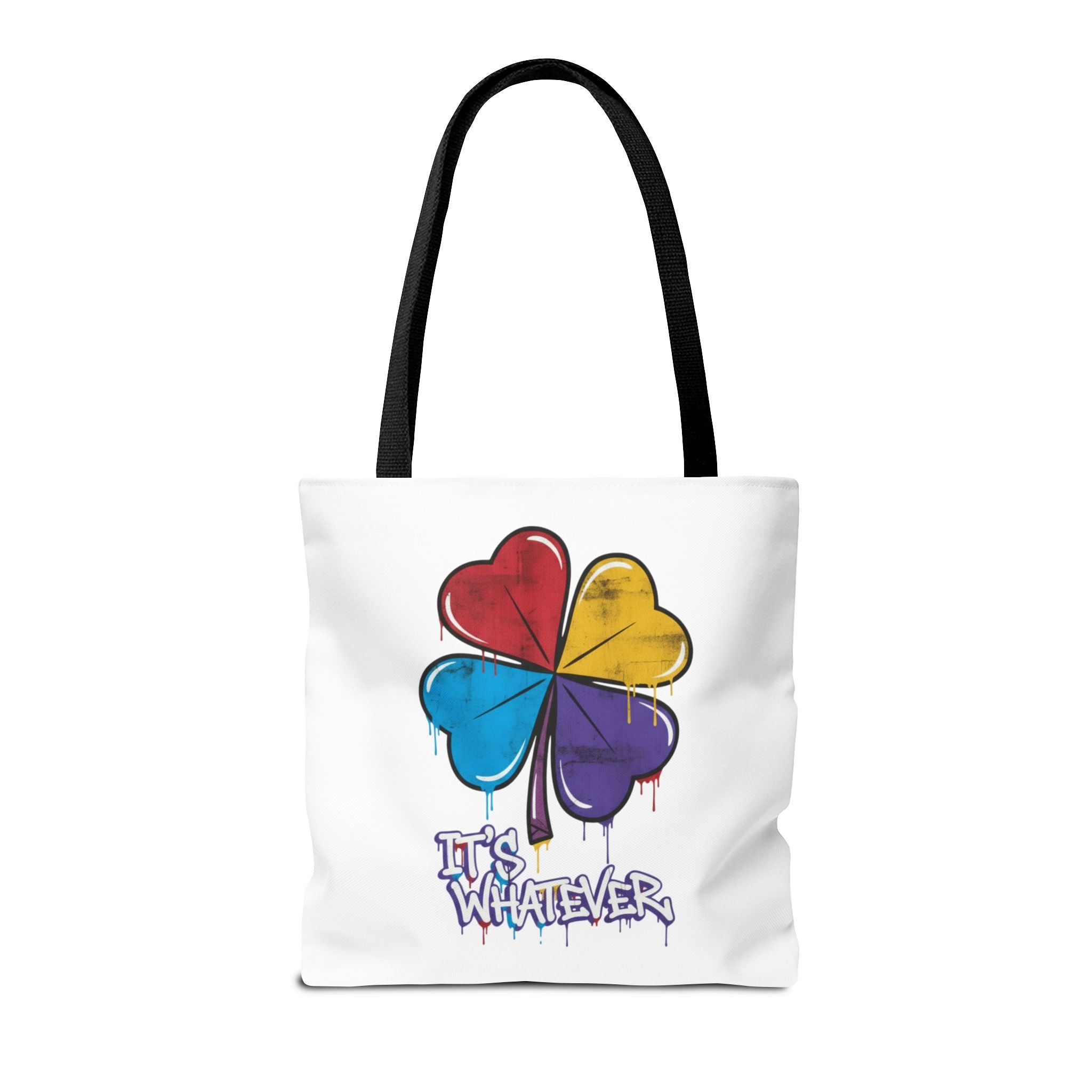 Rainbow Drip Graphic Tote Bag
