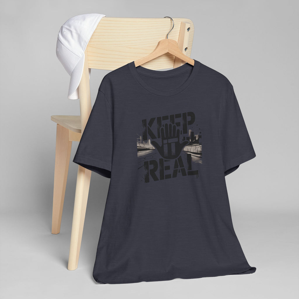 Keep It Real T‑Shirt – Urban Hand Graphic Tee