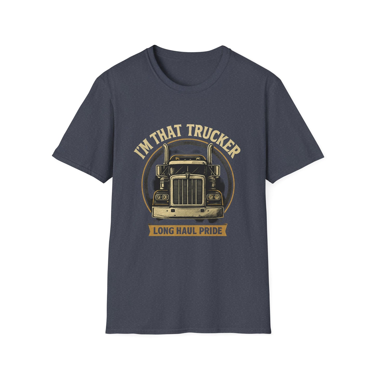Long Haul Trucker Pride T-Shirt - Unisex Softstyle Tee