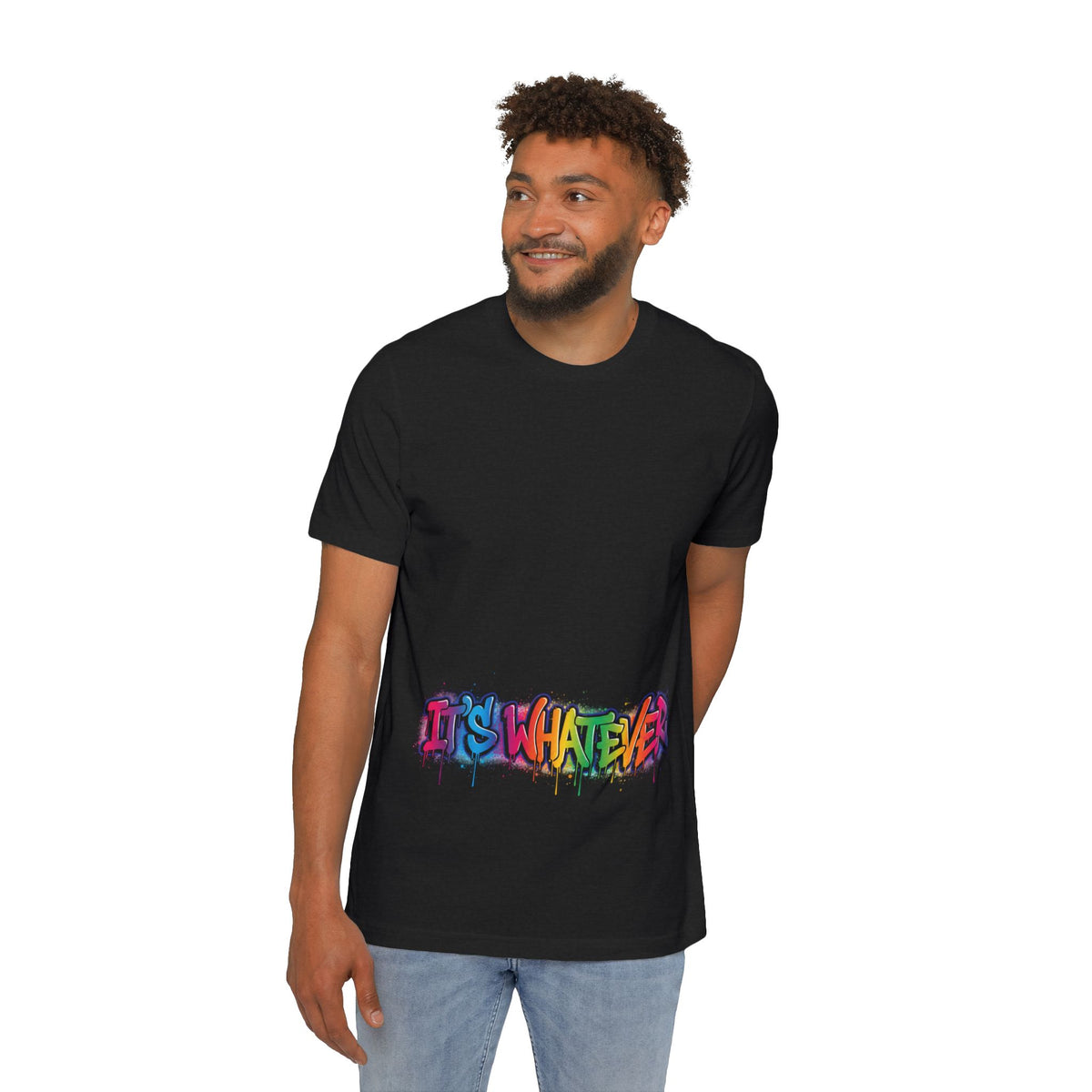 IT'S WHATEVER Graffiti Tee — Colorful Streetwear