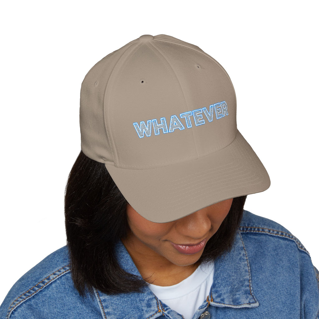IT'S WHATEVER Structured Closed-Back Cap