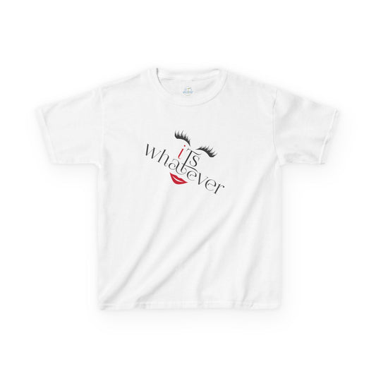 Kids Tee - 'It's Whatever' Trendy Fun Cotton T-Shirt