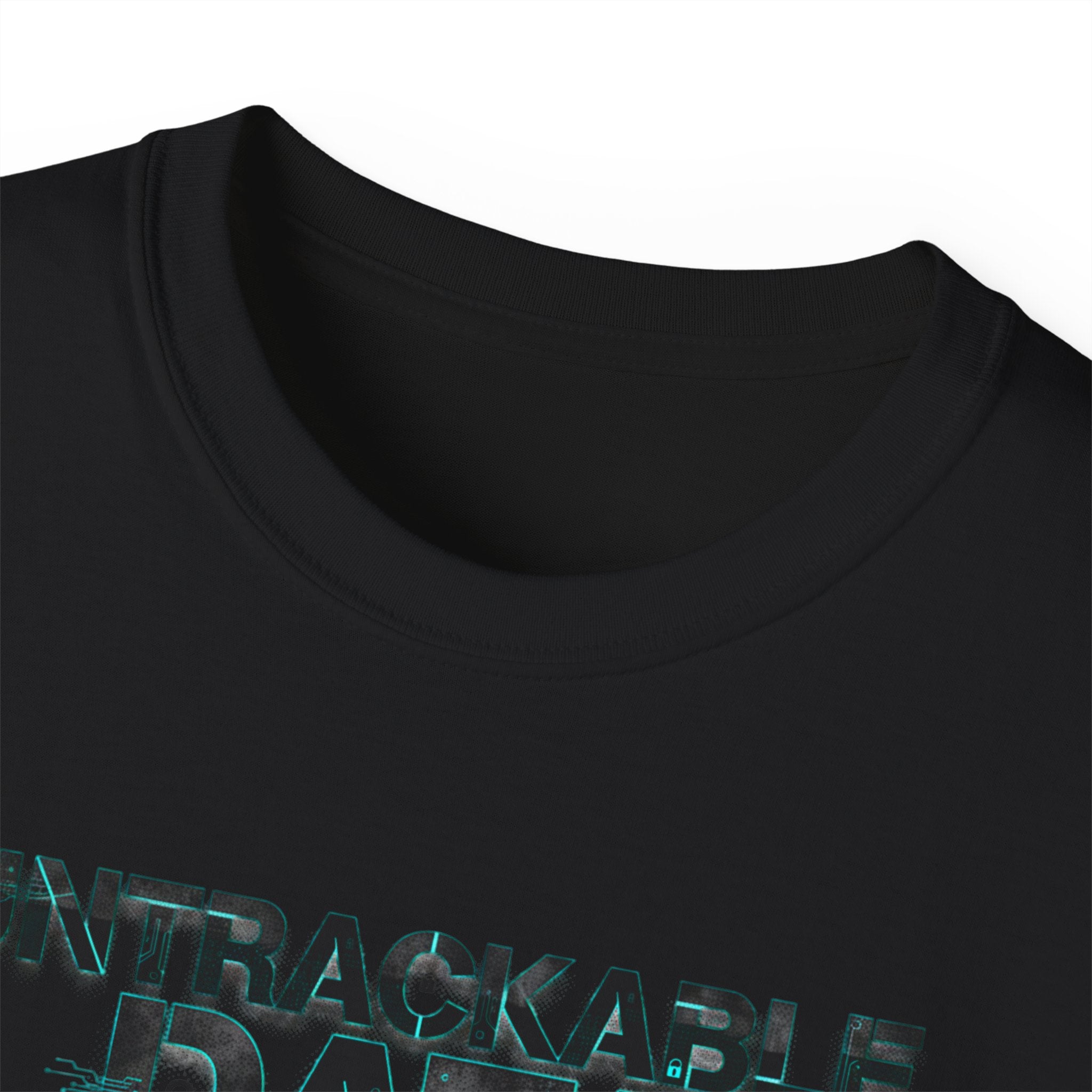 T-Shirt — "Untrackable Data" Tech Privacy Graphic Tee
