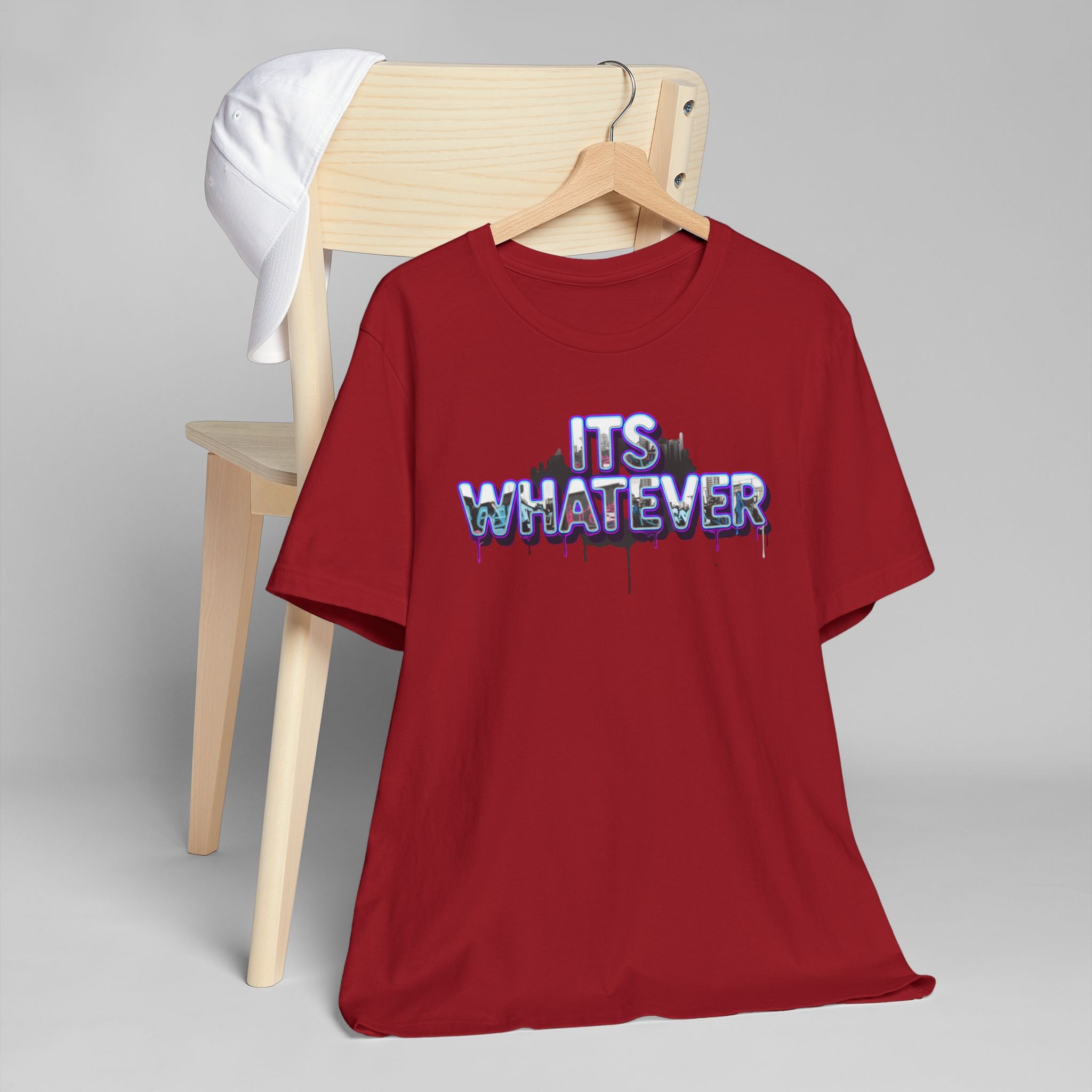 "It's Whatever" Graphic Tee — Drippy Streetwear Casual T-Shirt