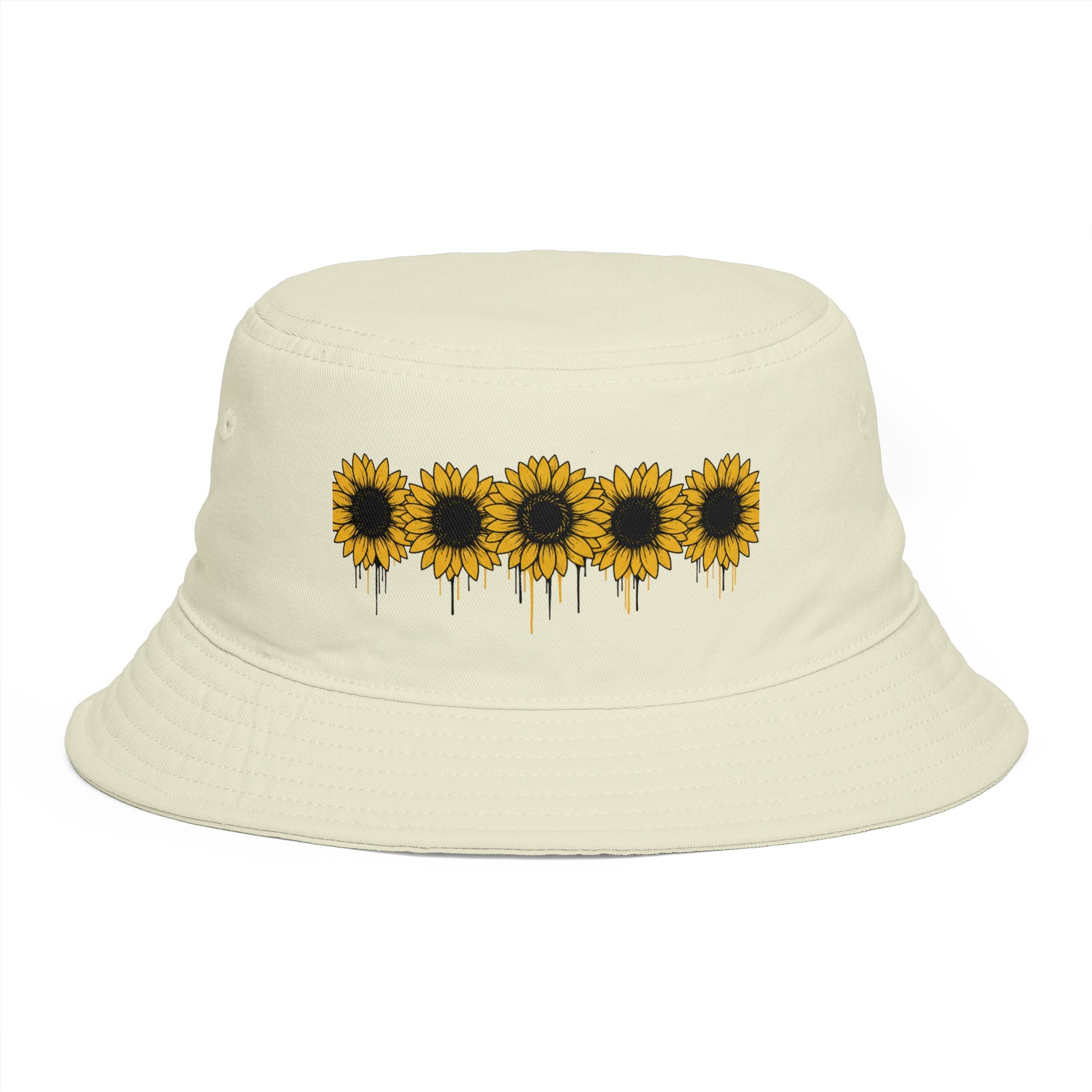 Sunflower Drip Bucket Hat