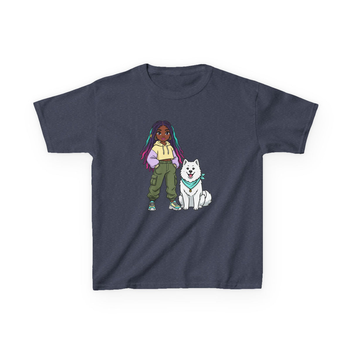 Colorful Girl Kids Tee