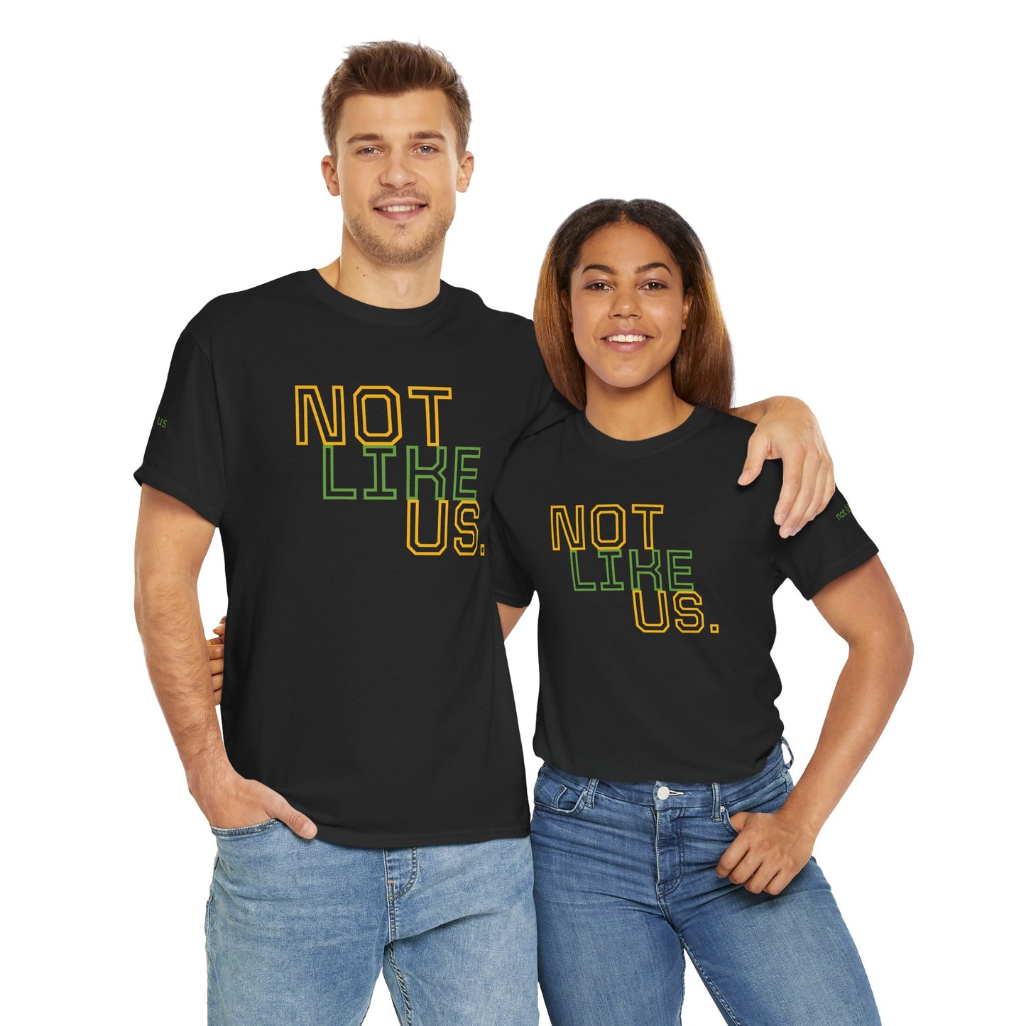 Unisex Heavy Cotton Tee - "NOT LIKE US" Statement Tee