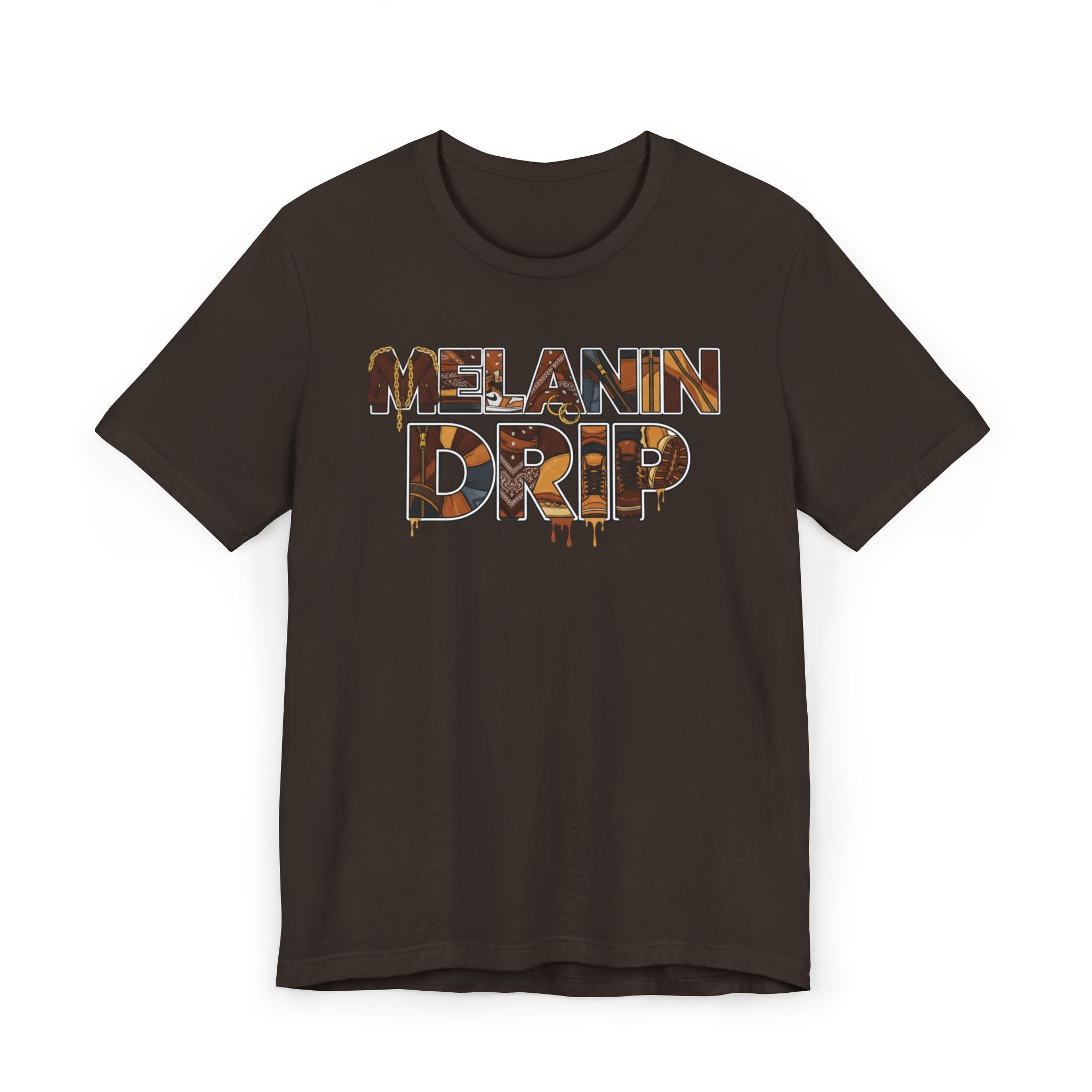 Melanin Drip T-Shirt – Afrocentric Graphic Tee Celebrating Black Pride
