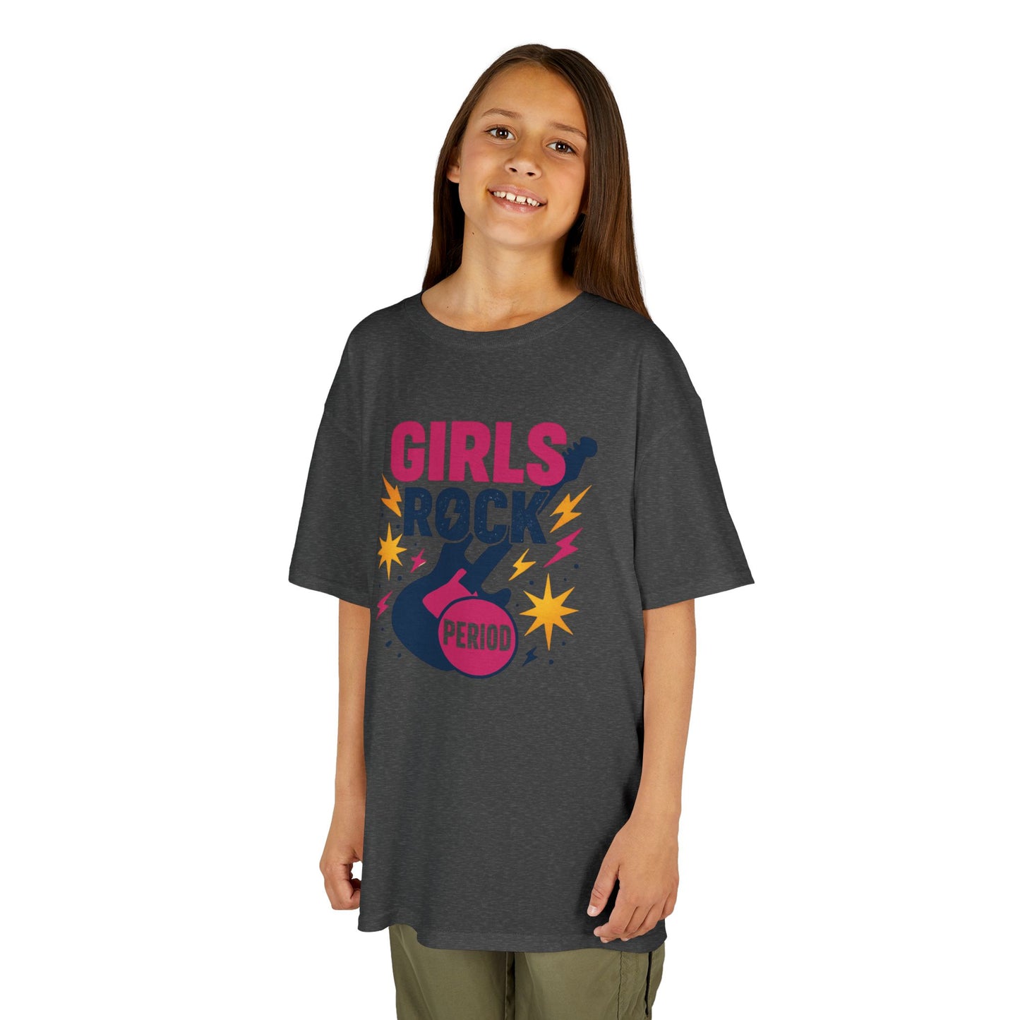 Girls Rock Period Kids Tee