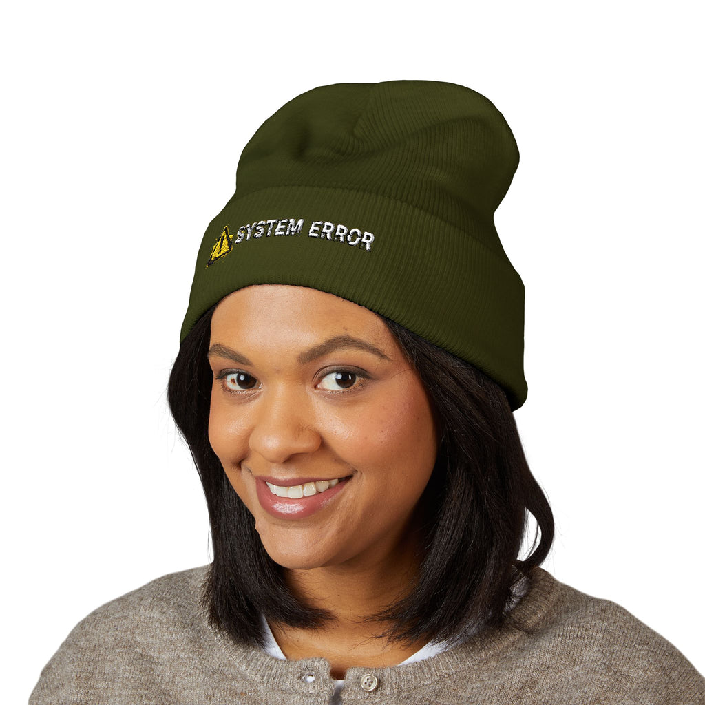 System Error Cuffed Beanie