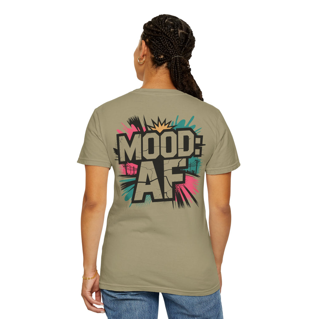 MOOD AF Graphic Tee — Bold Retro Pop-Art Unisex T-Shirt