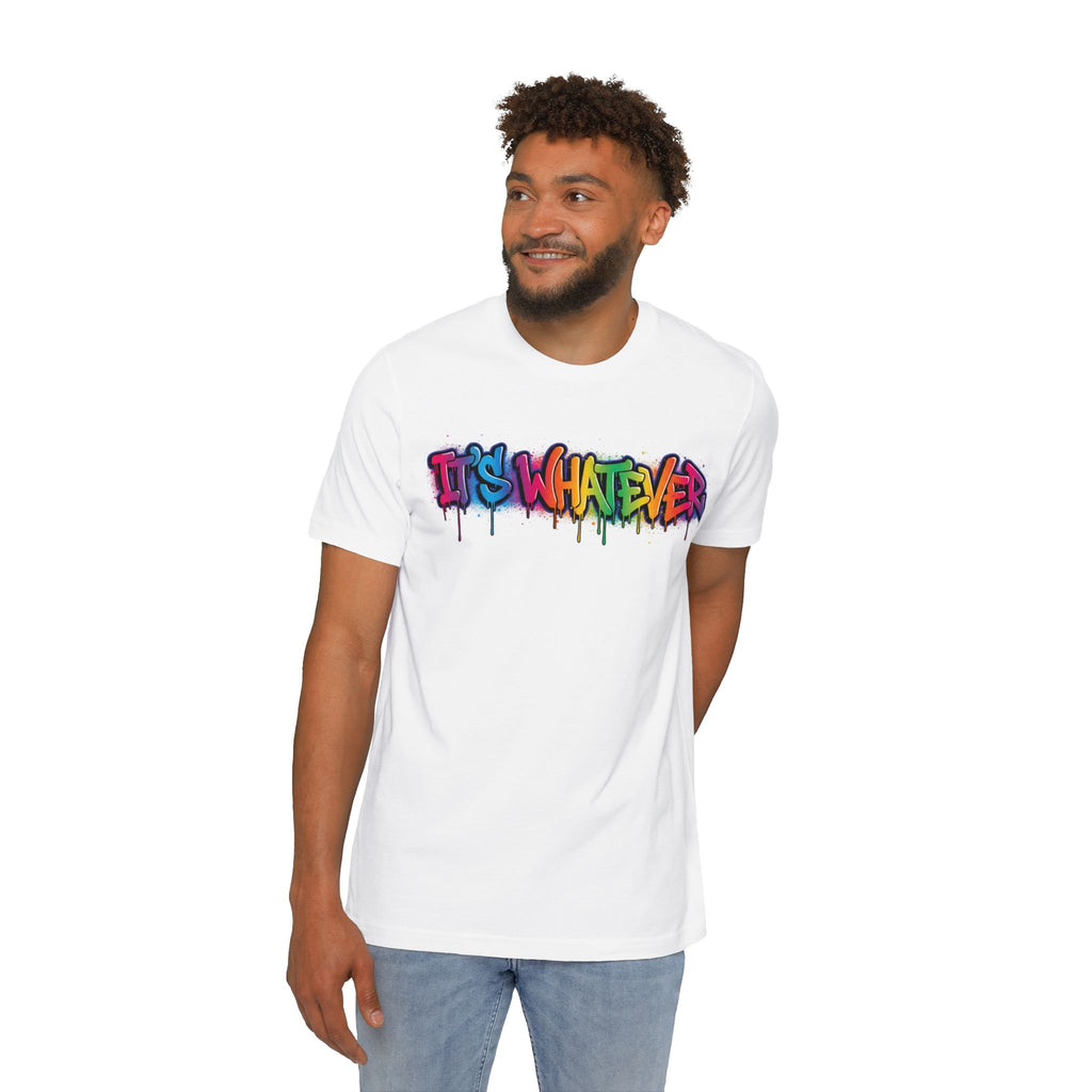 IT'S WHATEVER Graffiti Tee — Colorful Streetwear