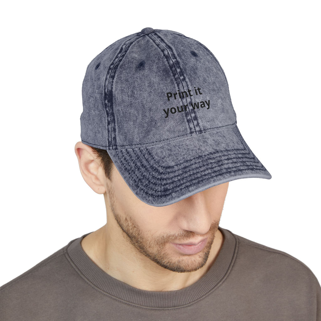 Embroidered Vintage Dad Hat