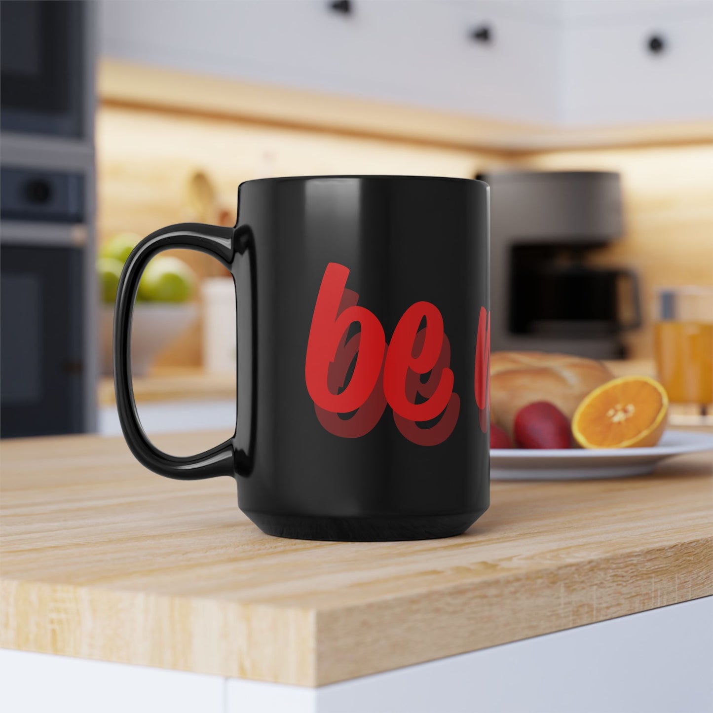 Mug - Be Mine 15oz Black Mug for Valentine's Day Gift