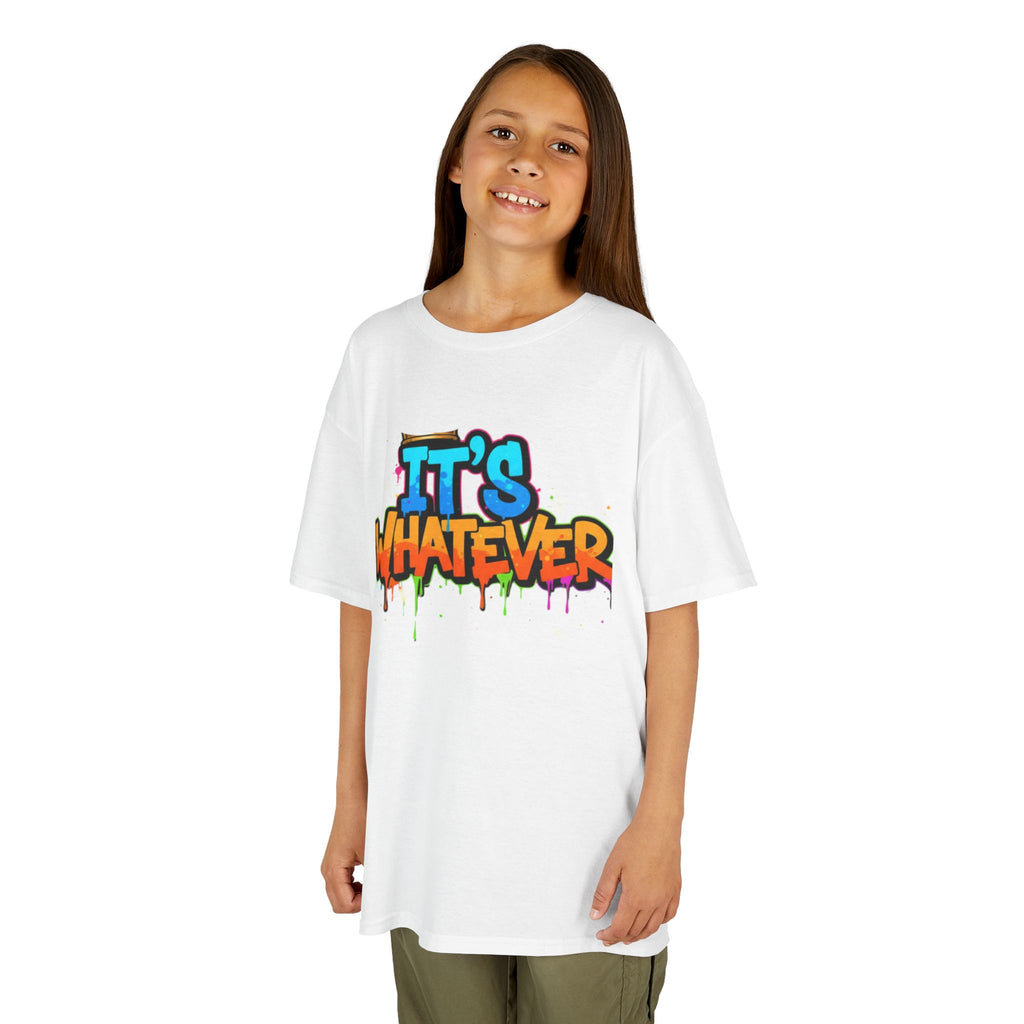 Color Drip Graffiti Kids Tee — Streetwear Graphic T-Shirt
