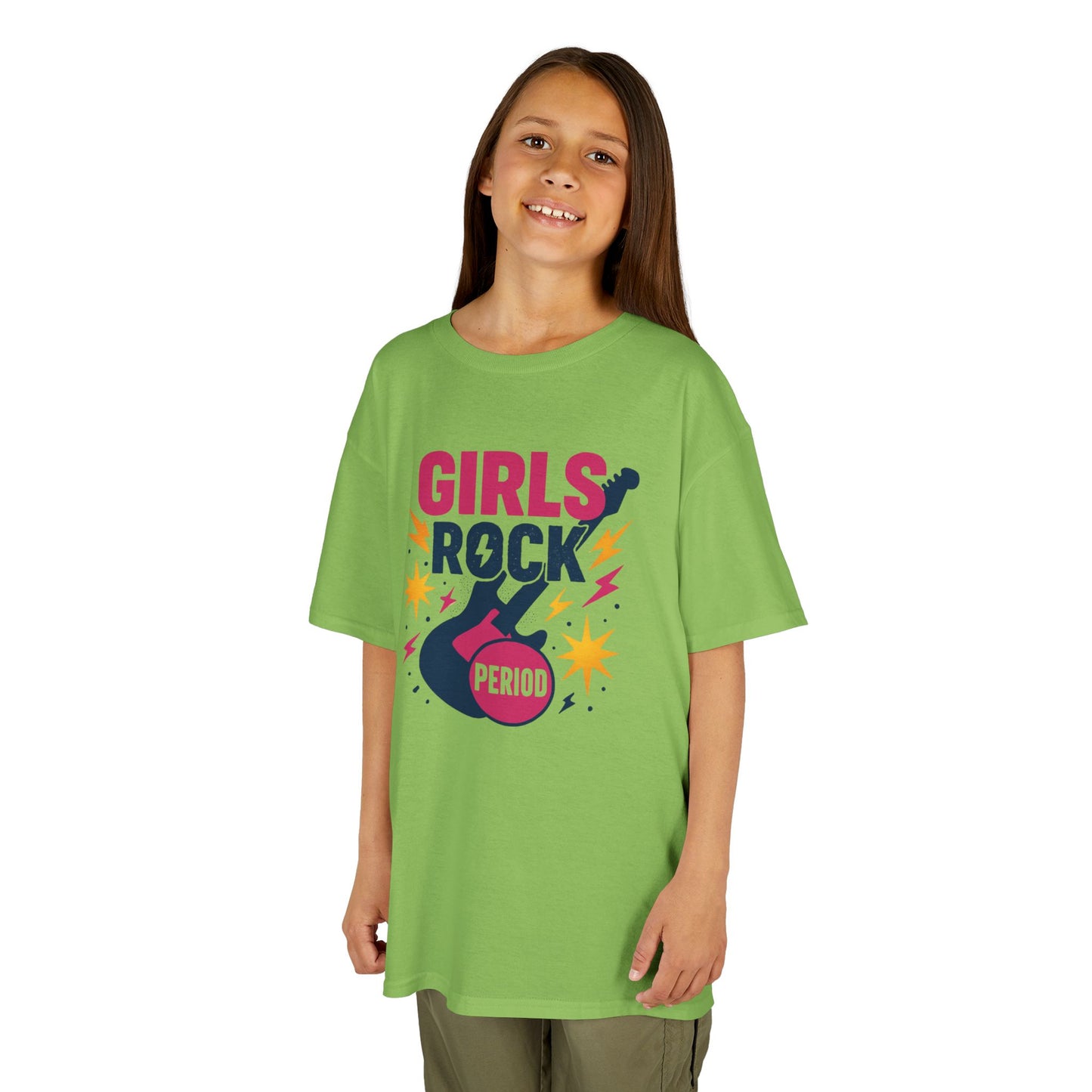Girls Rock Period Kids Tee