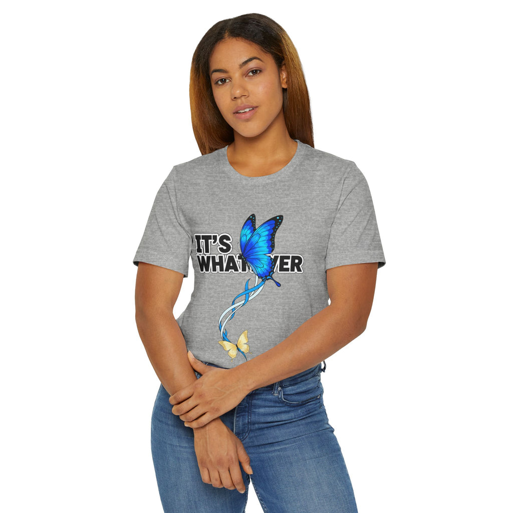 It's Whatever Blue Butterfly Tee