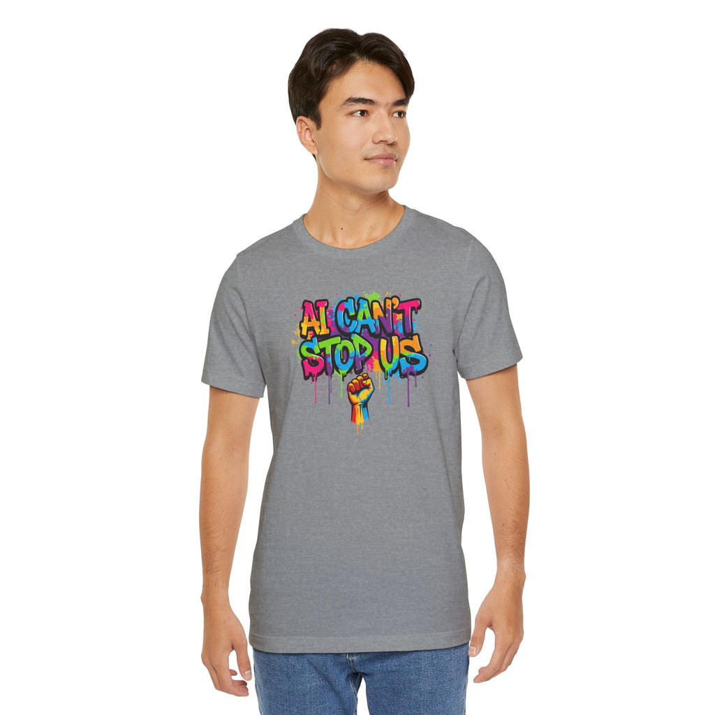 AI Can't Stop Us Graffiti Tee